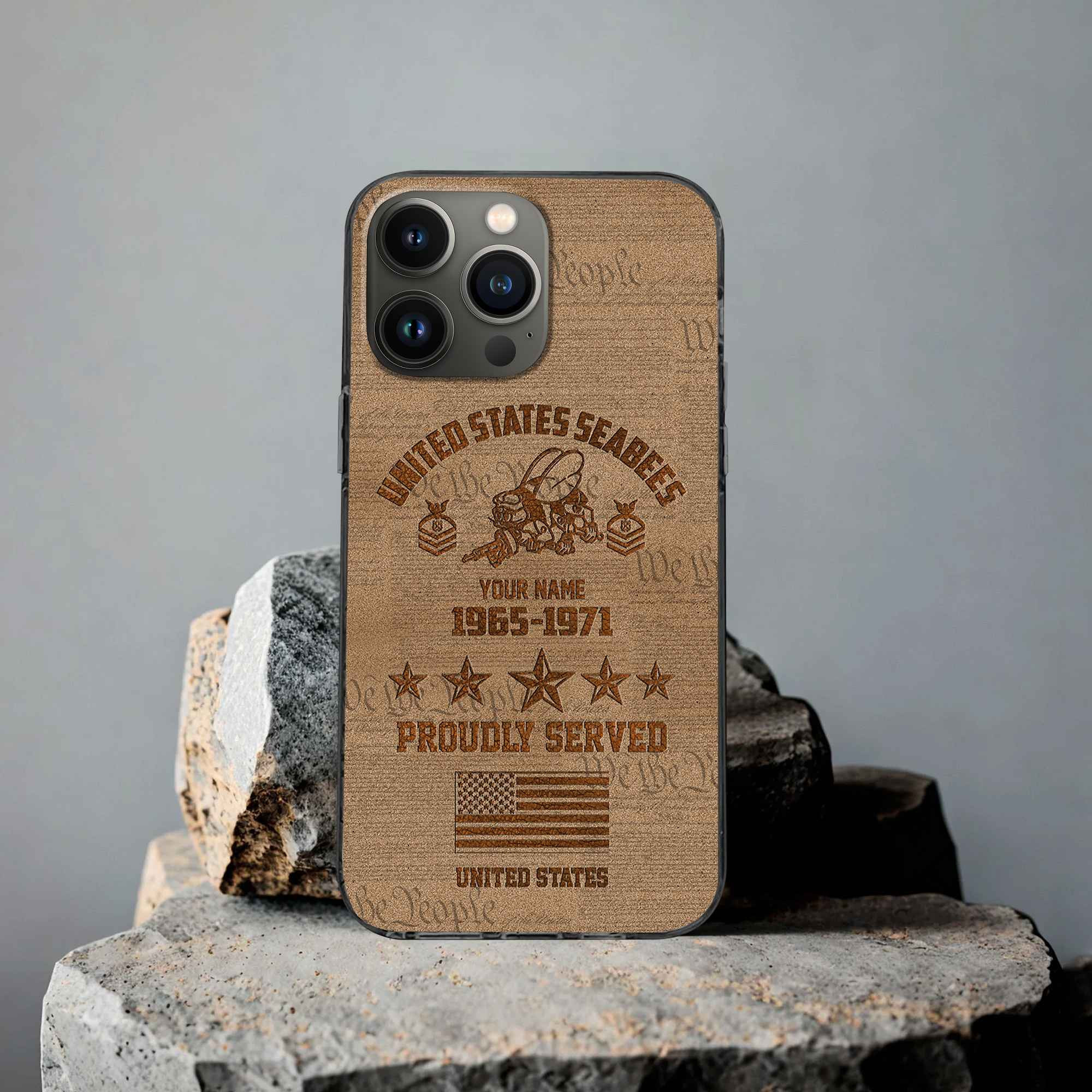 US Seabees Custom Phone Case VPVC503409, Gifts For Seabees Veteran, Best Gifts On Father’s Day, Armed Forces Day, Independence Day, Veterans Day