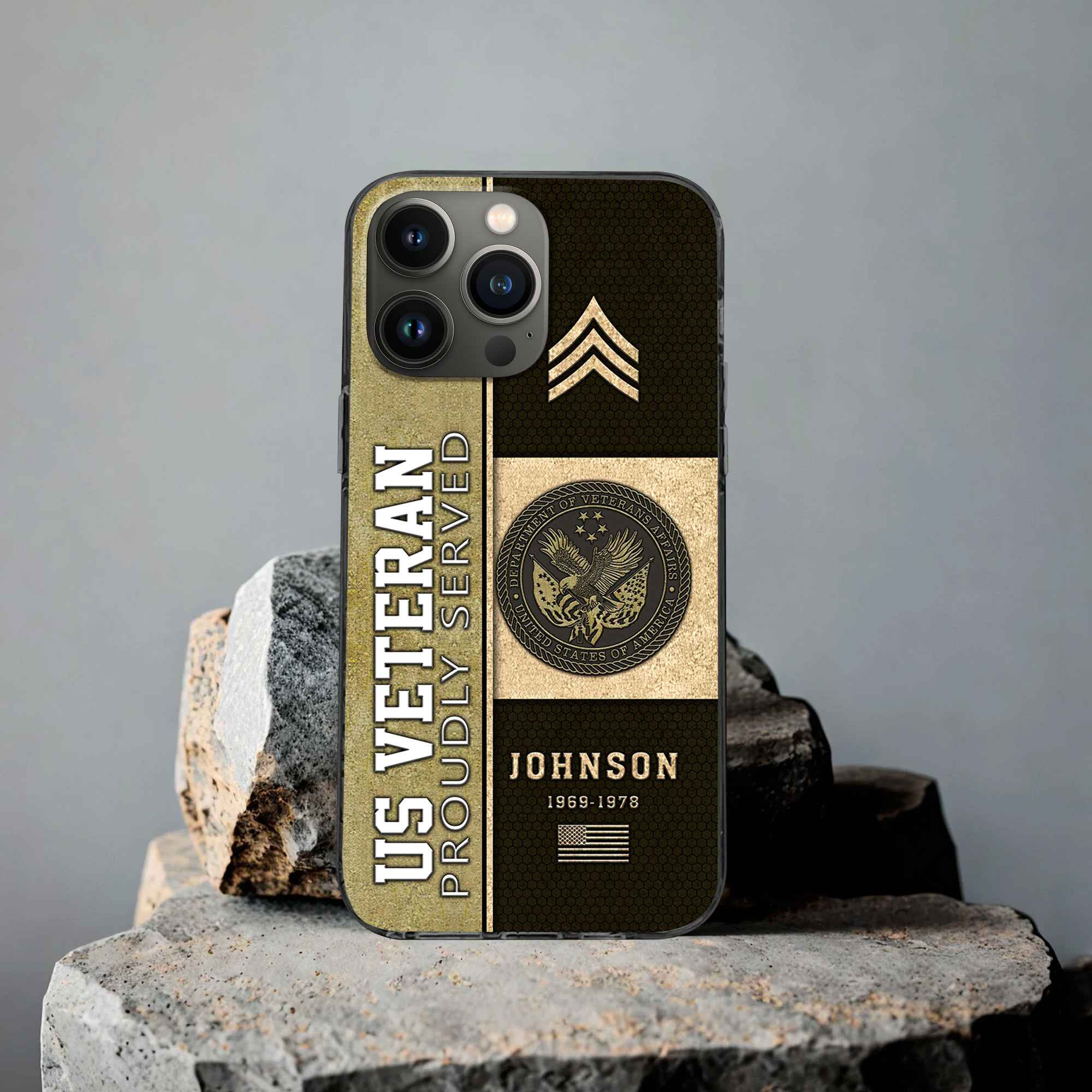 US Veteran Custom Phone Case VPVC503907, Gifts For US Veteran, Best Gifts On Father’s Day, Armed Forces Day, Independence Day, Veterans Day