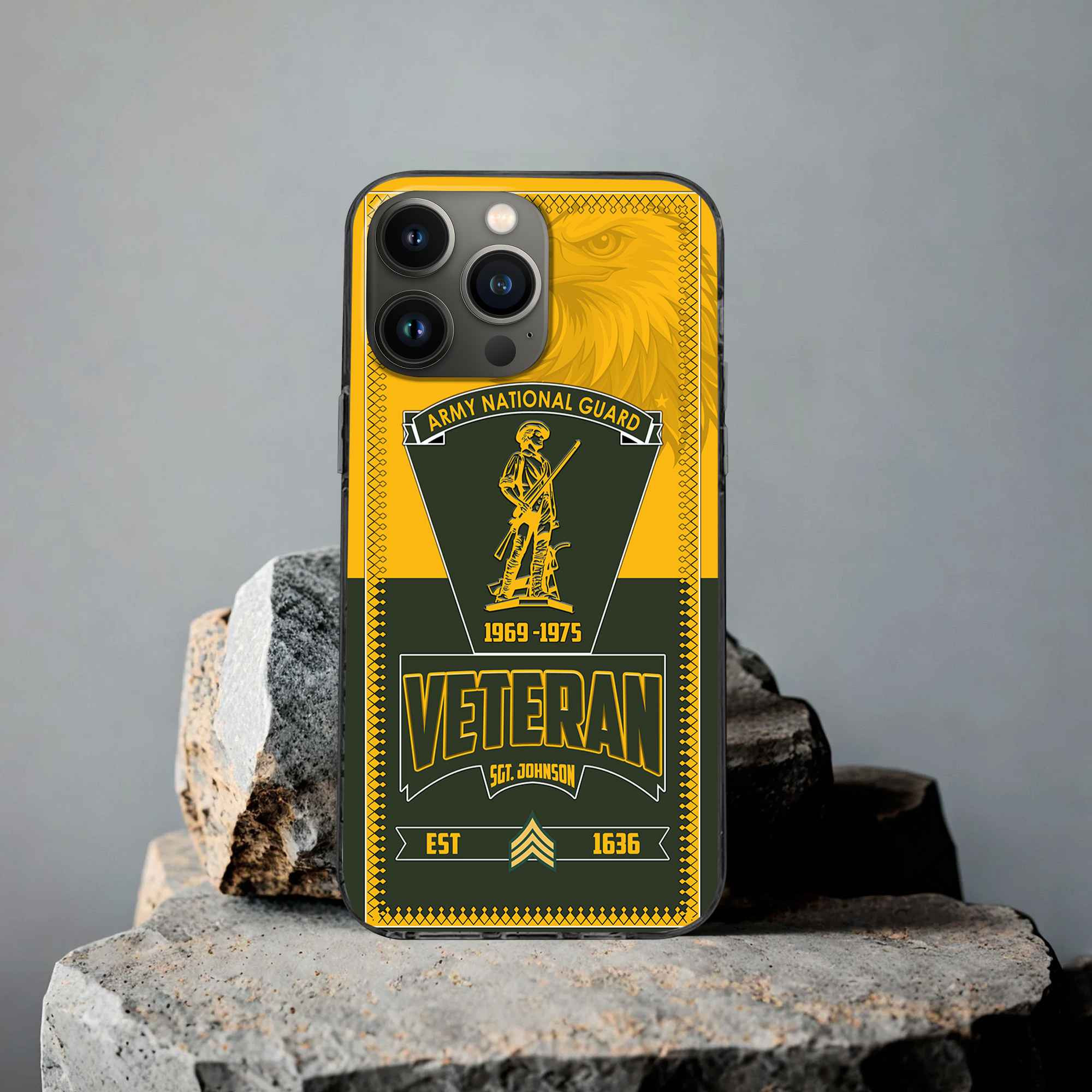 Premium US Army National Guard Phone Case VPVC504008, Custom Name, Rank, Year, Gifts For Army National Guard Veteran, Best Gifts On Father’s Day, Armed Forces Day, Independence Day, Veterans Day