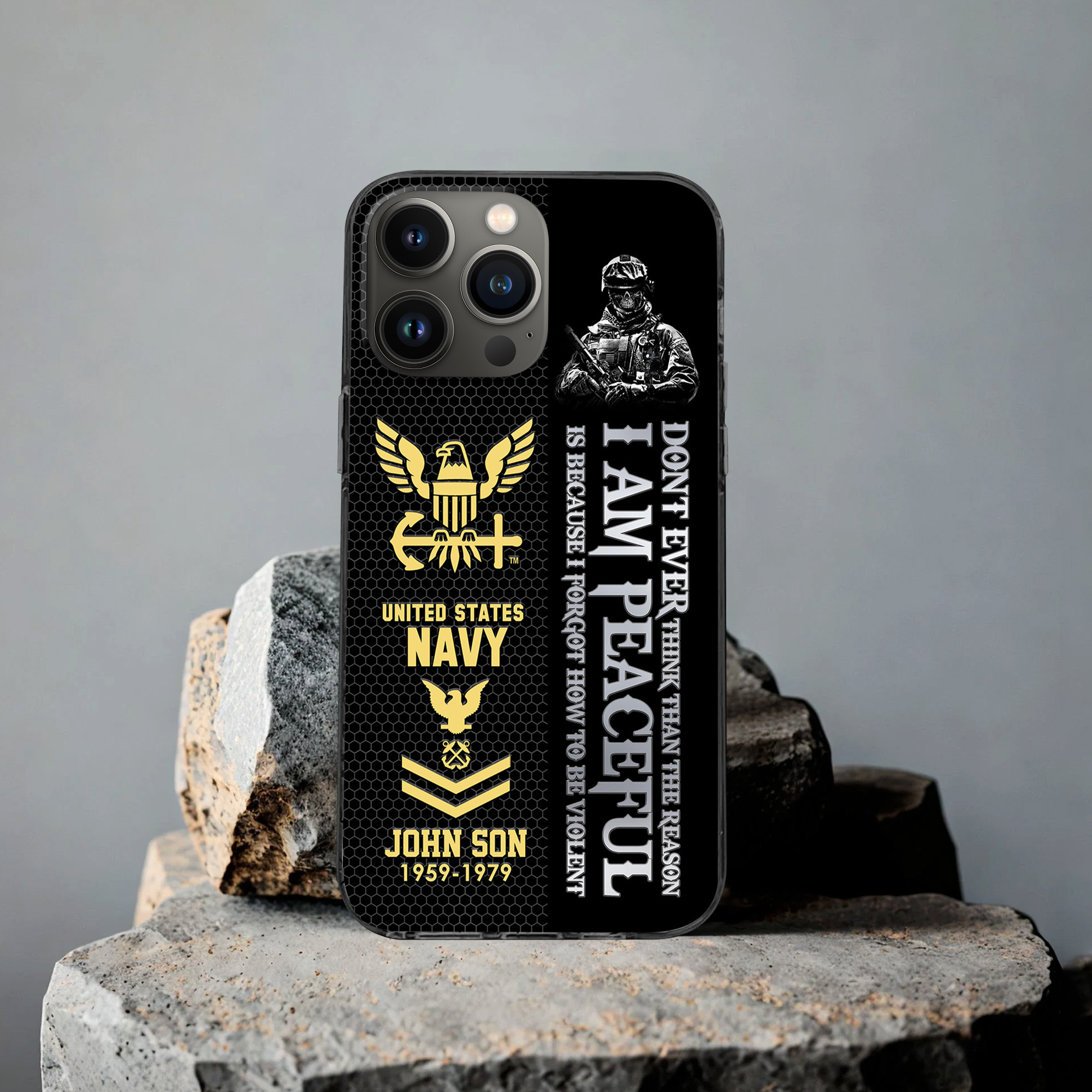Premium Custom US Navy Phone Case VPVC504302, Gifts For Navy Veteran, Best Gifts On Father’s Day, Armed Forces Day, Independence Day, Veterans Day