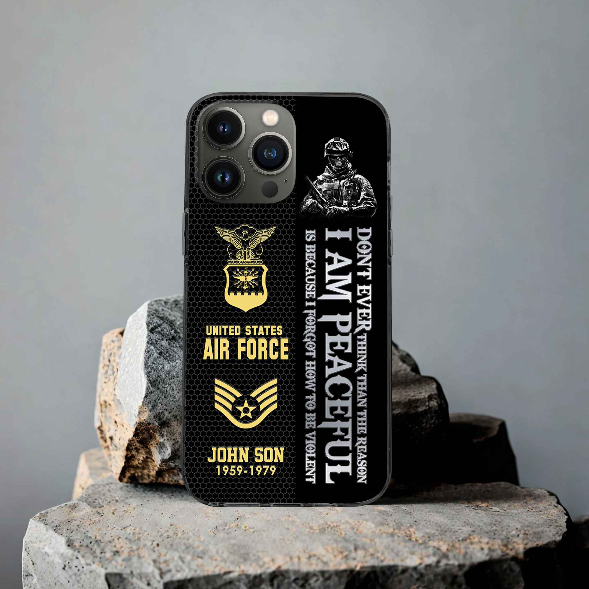 Premium Custom USAF Phone Case VPVC504304, Gifts For Air Force Veteran, Best Gifts On Father’s Day, Armed Forces Day, Independence Day, Veterans Day
