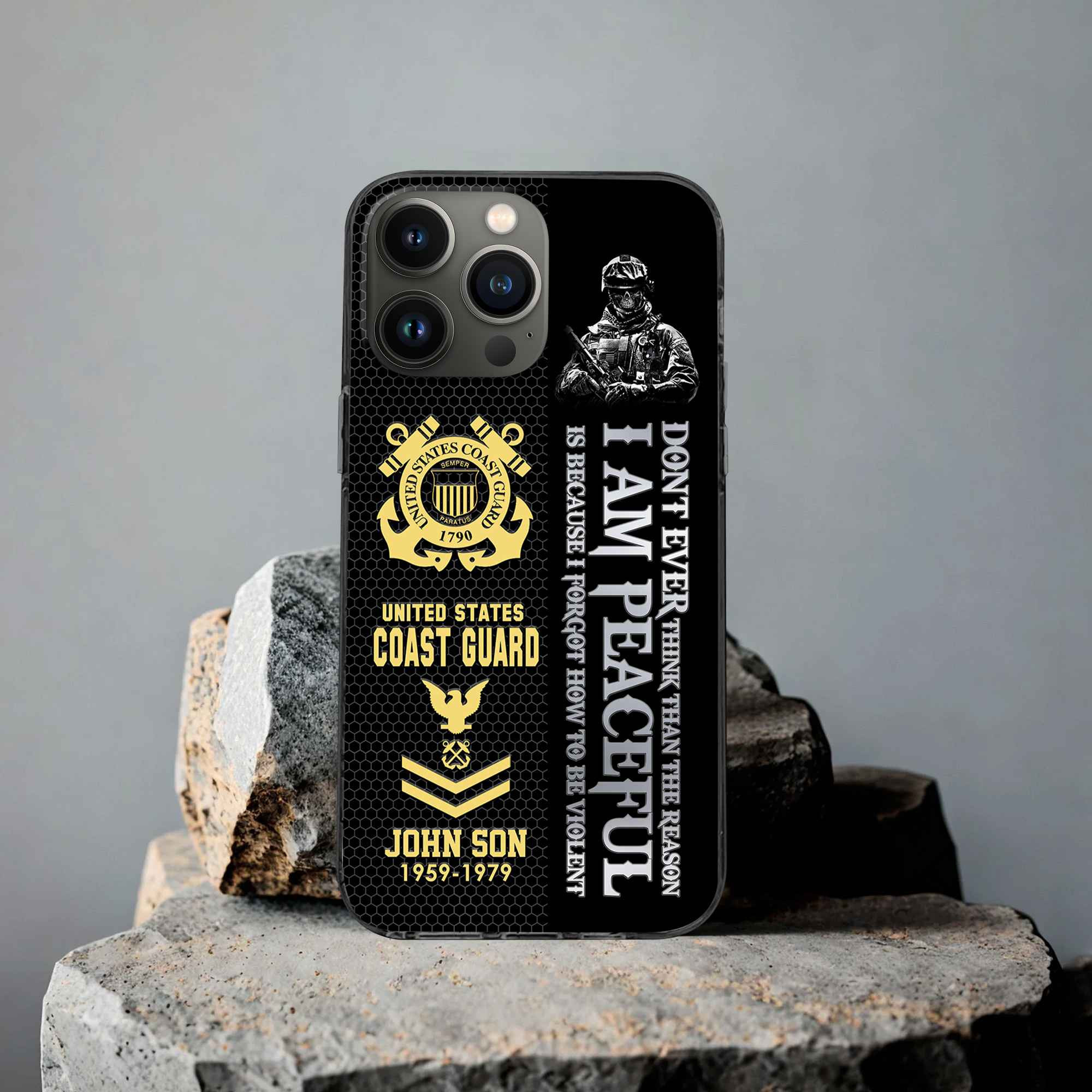 Premium Custom USCG Phone Case VPVC504305, Gifts For Coast Guard Veteran, Best Gifts On Father’s Day, Armed Forces Day, Independence Day, Veterans Day