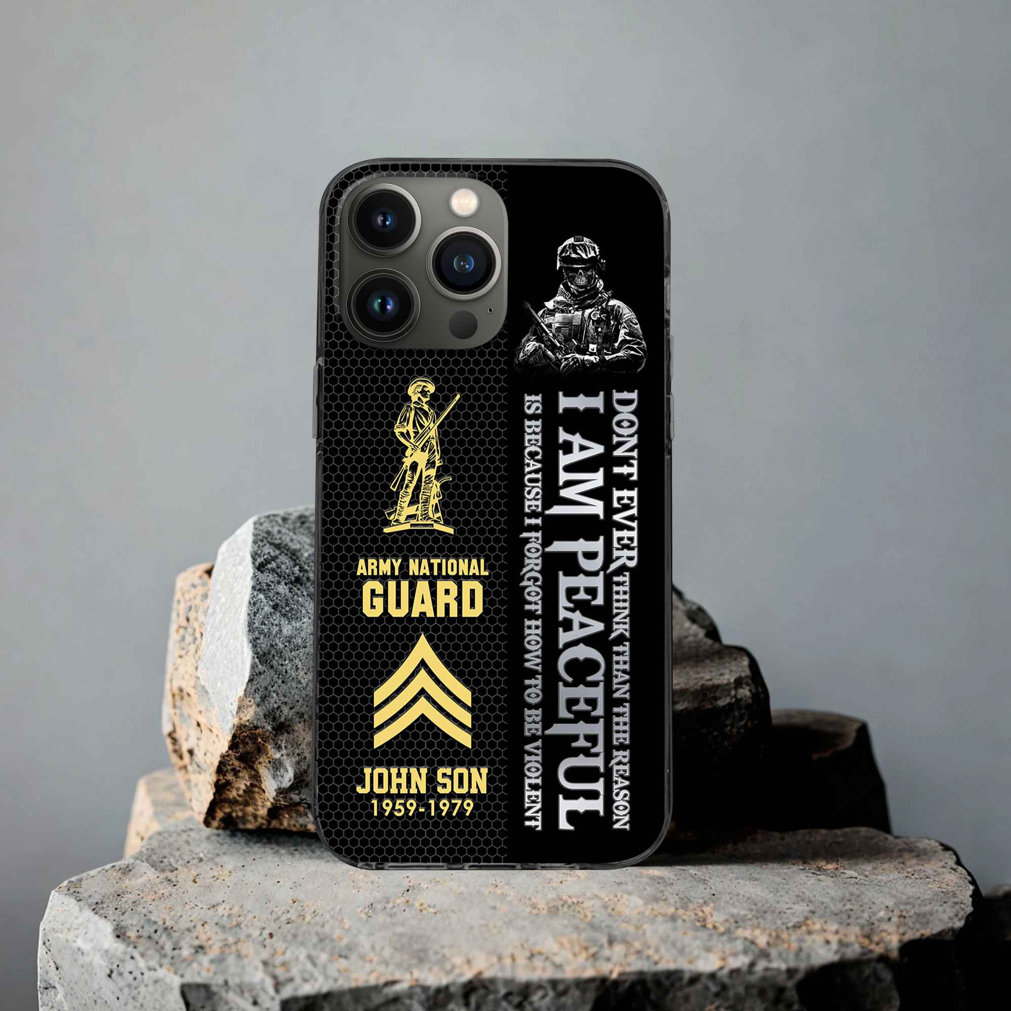 Premium Custom US Army National Guard Phone Case VPVC504308, Gifts For Army National Guard Veteran, Best Gifts On Father’s Day, Armed Forces Day, Independence Day, Veterans Day