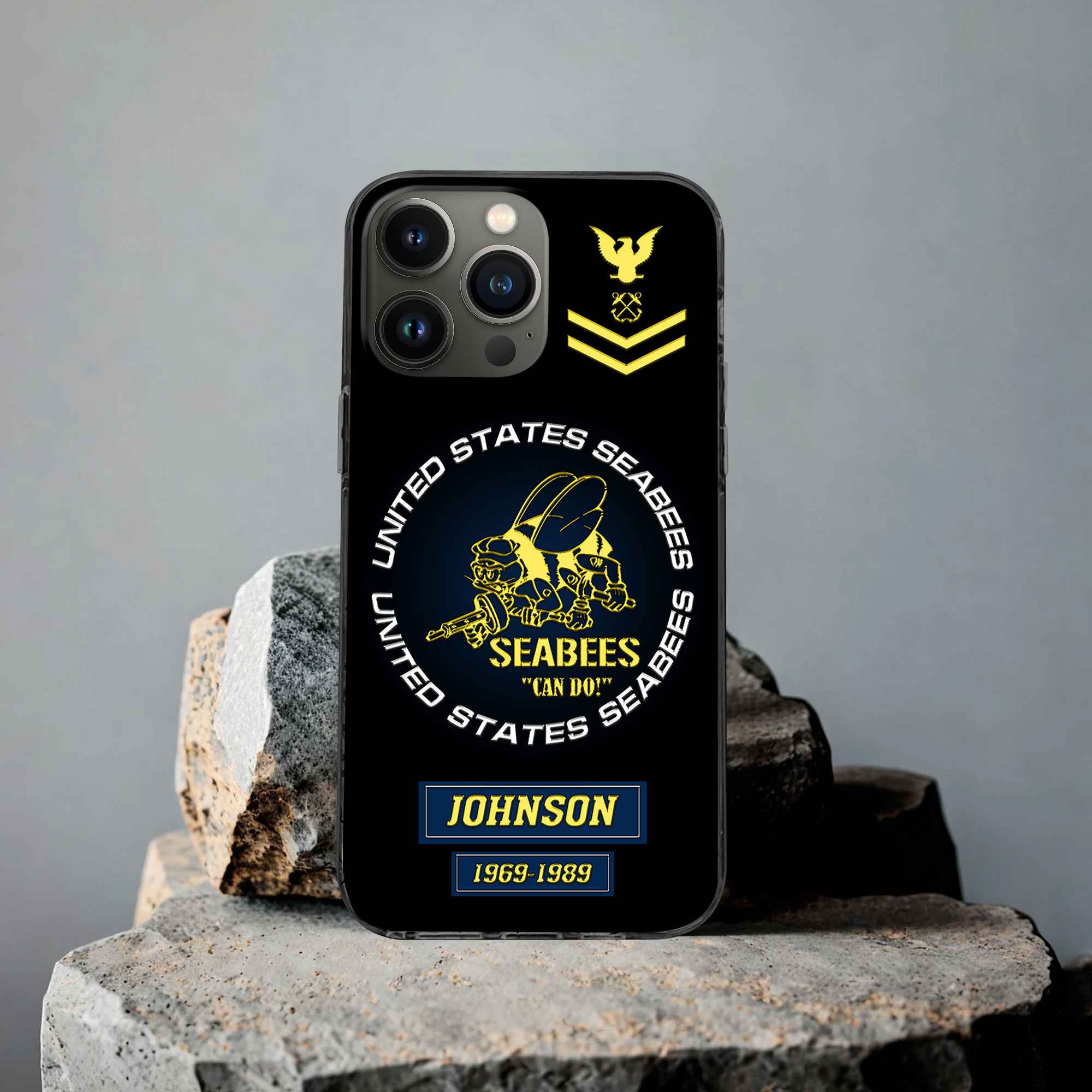 US Seabees Custom Phone Case VPVC504409, Gifts For Seabees Veteran, Best Gifts On Father’s Day, Armed Forces Day, Independence Day, Veterans Day