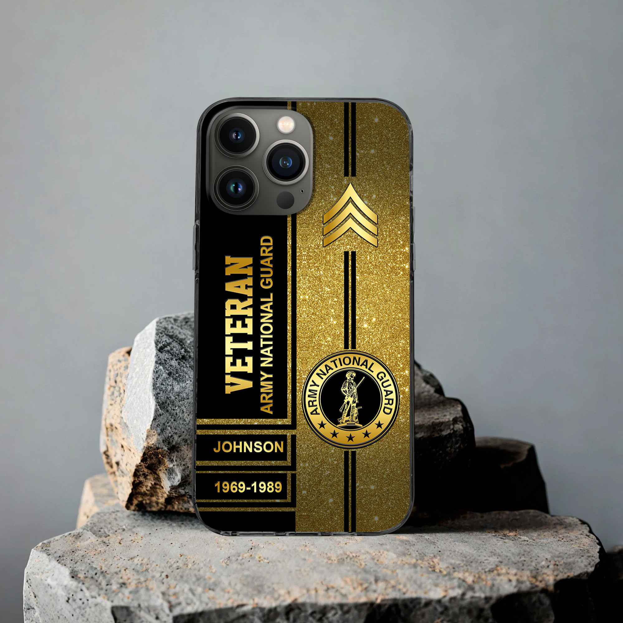 Premium US Army National Guard Phone Case VPVC504508, Custom Name, Rank, Year, Gifts For Army National Guard Veteran, Best Gifts On Father’s Day, Armed Forces Day, Independence Day, Veterans Day