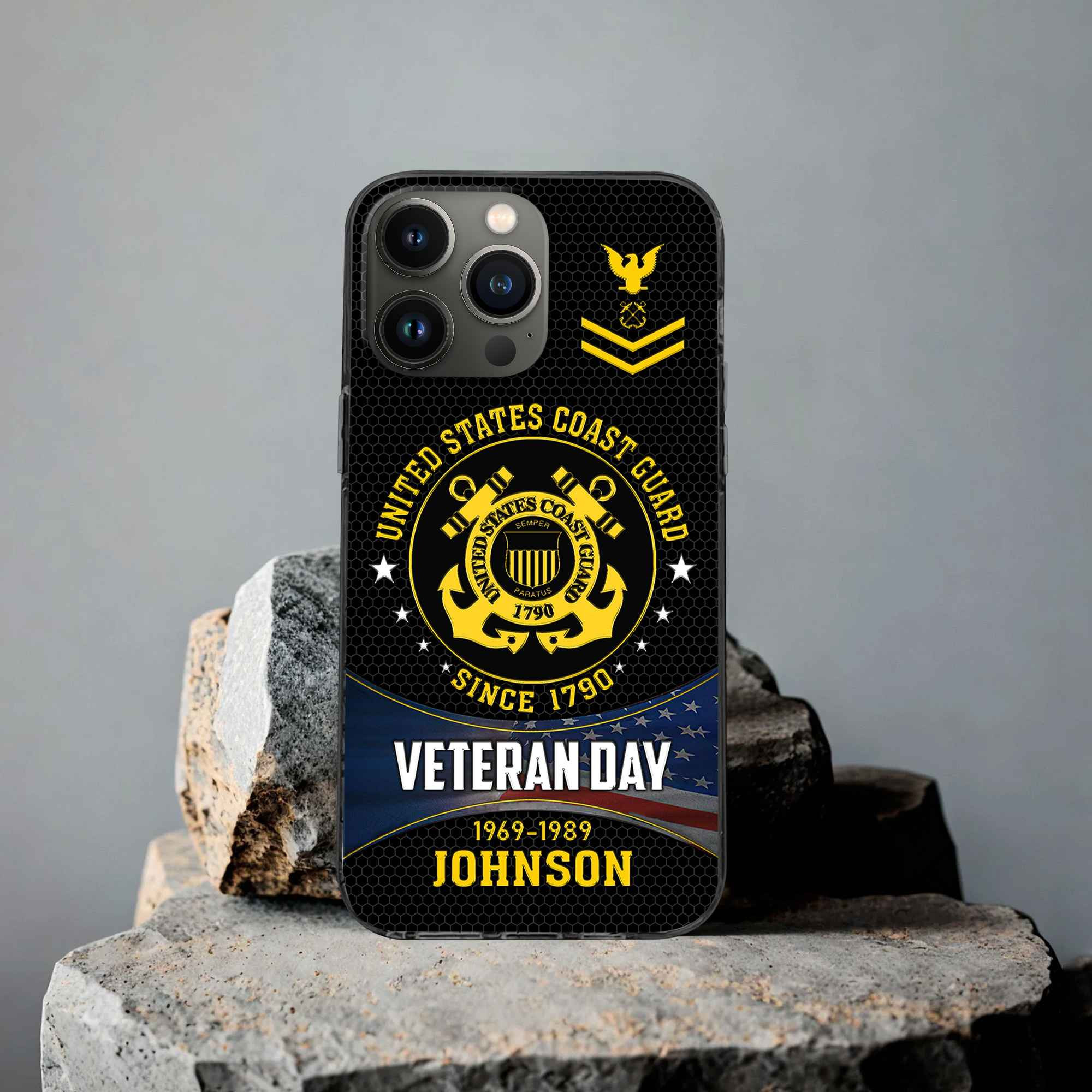 Premium Custom USCG Phone Case VPVC504605, Gifts For Coast Guard Veteran, Gifts For Dad, For Husband, Best Gifts On Father’s Day, Armed Forces Day, Independence Day, Veterans Day
