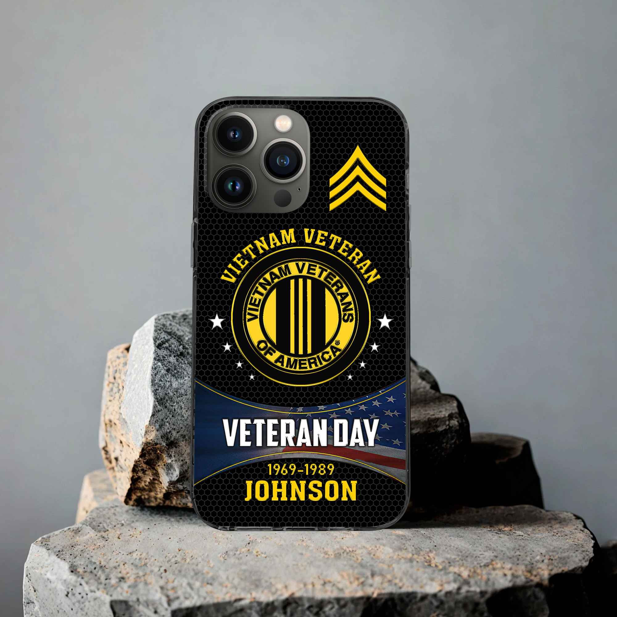 Premium Custom Vietnam Veteran Phone Case VPVC504606, Gifts For Vietnam Veteran, Gifts For Dad, For Husband, Best Gifts On Father’s Day, Armed Forces Day, Independence Day, Veterans Day