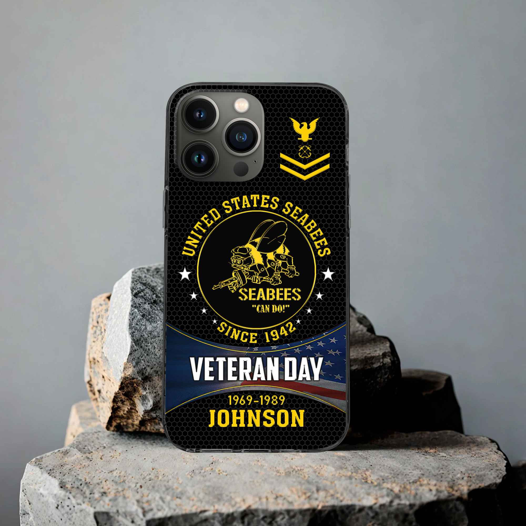 Premium Custom US Seabees Phone Case VPVC504609, Gifts For Seabees Veteran, Gifts For Dad, For Husband, Best Gifts On Father’s Day, Armed Forces Day, Independence Day, Veterans Day