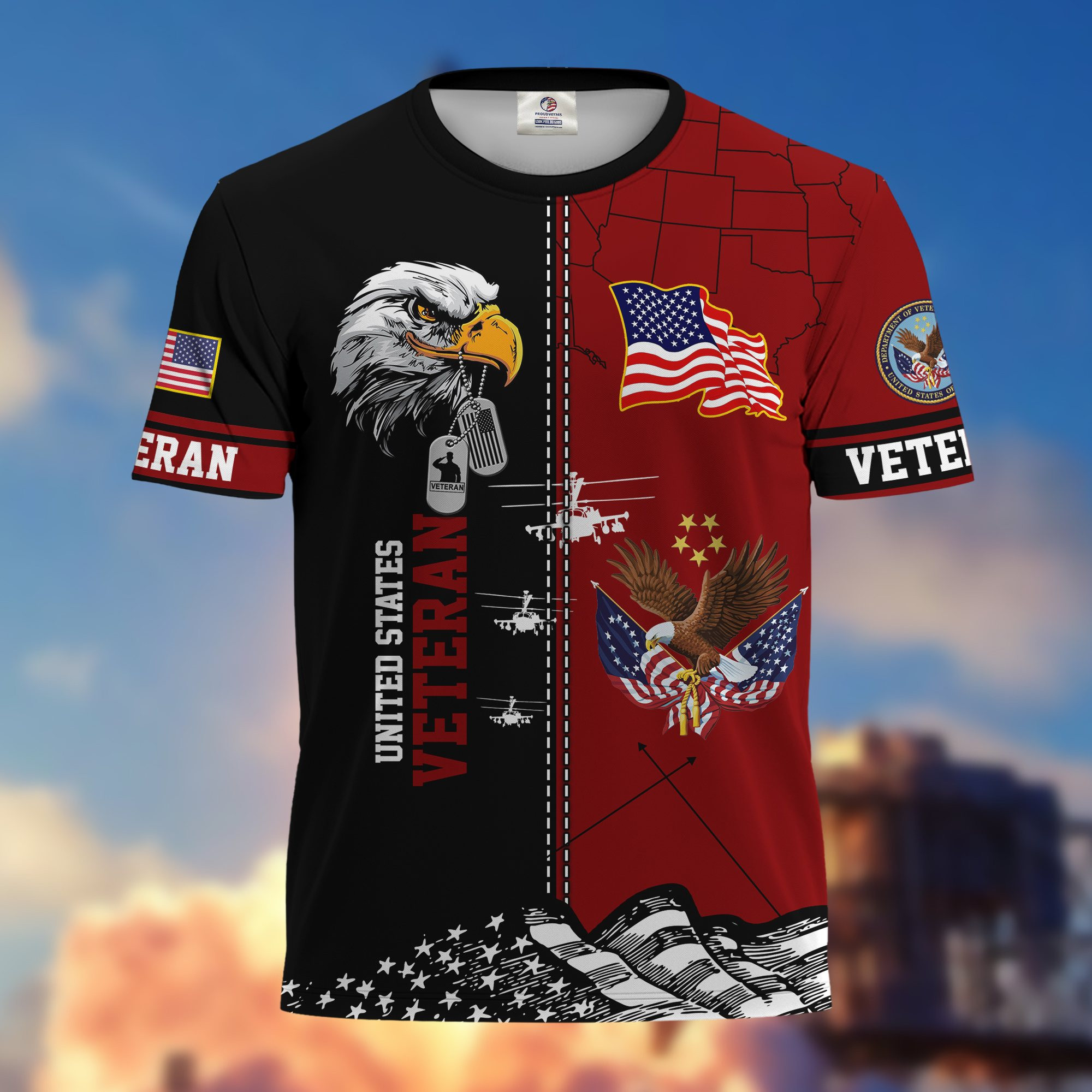 Premium US Veteran T-Shirt BPVC220210
