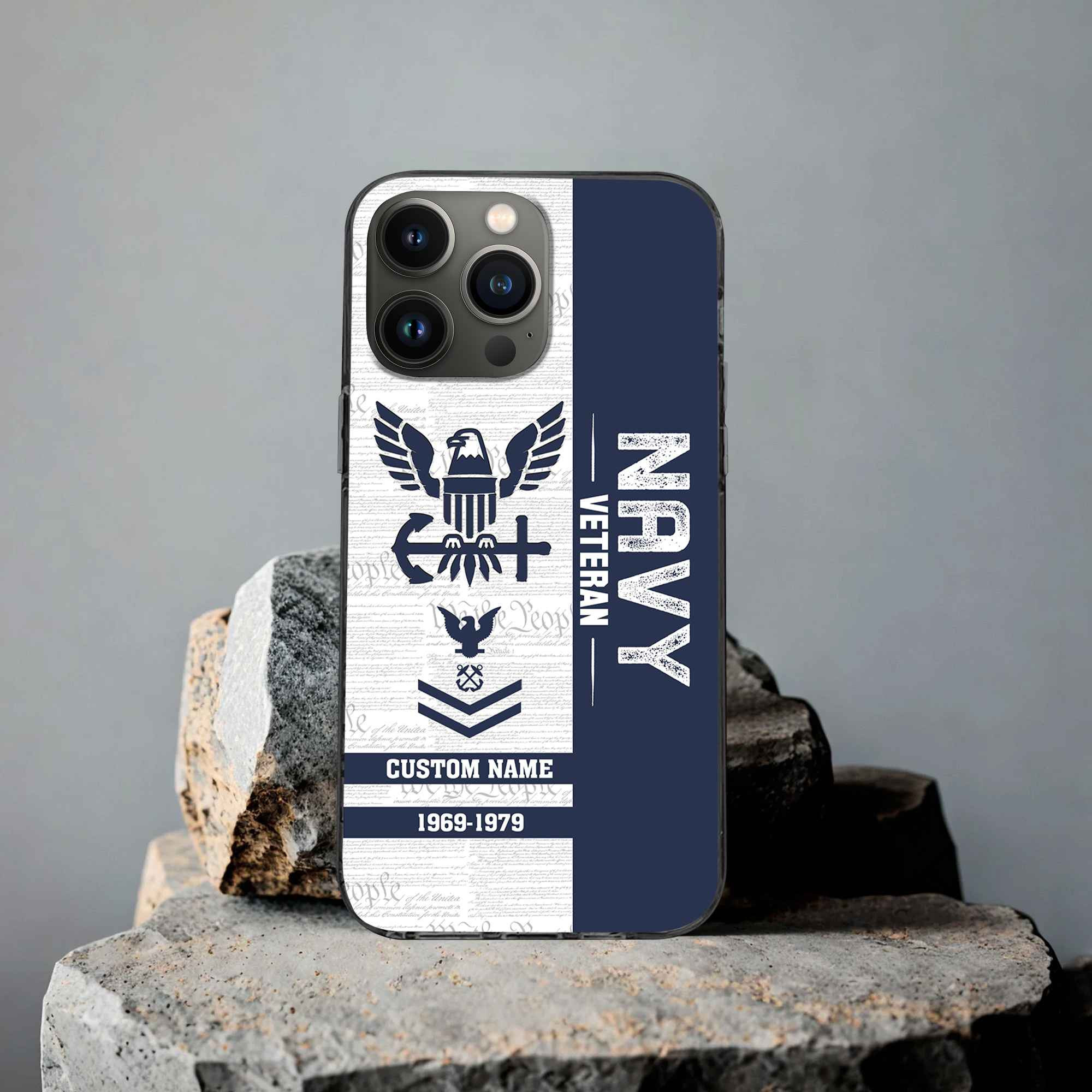 Unique Custom Name, Rank, Year US Navy Phone Case VPVC504702, Gifts For Navy Veteran, Gifts For Dad, For Husband, Best Gifts On Father’s Day, Independence Day, Veterans Day