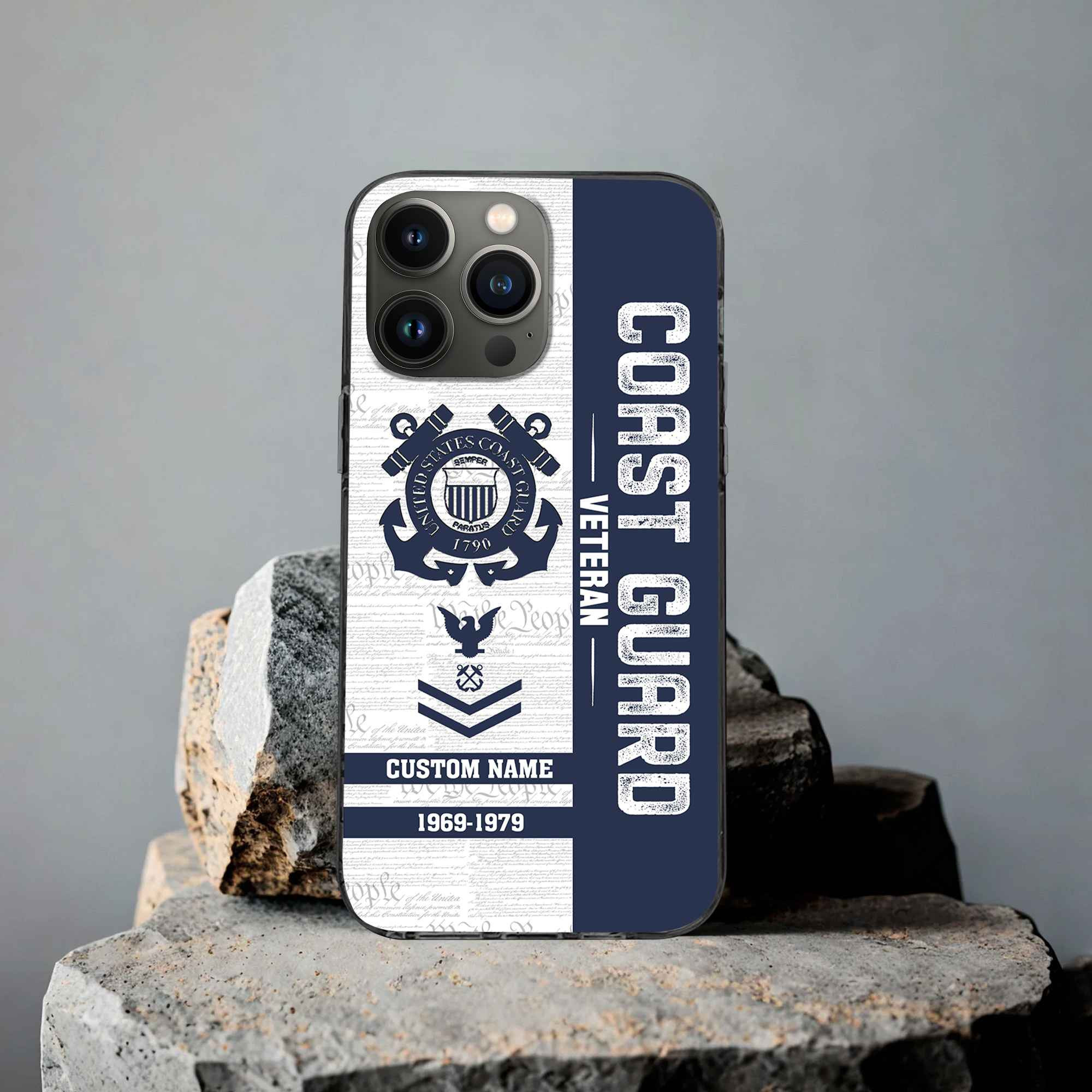 Unique Custom Name, Rank, Year USCG Phone Case VPVC504705, Gifts For Coast Guard Veteran, Gifts For Dad, For Husband, Best Gifts On Father’s Day, Independence Day, Veterans Day