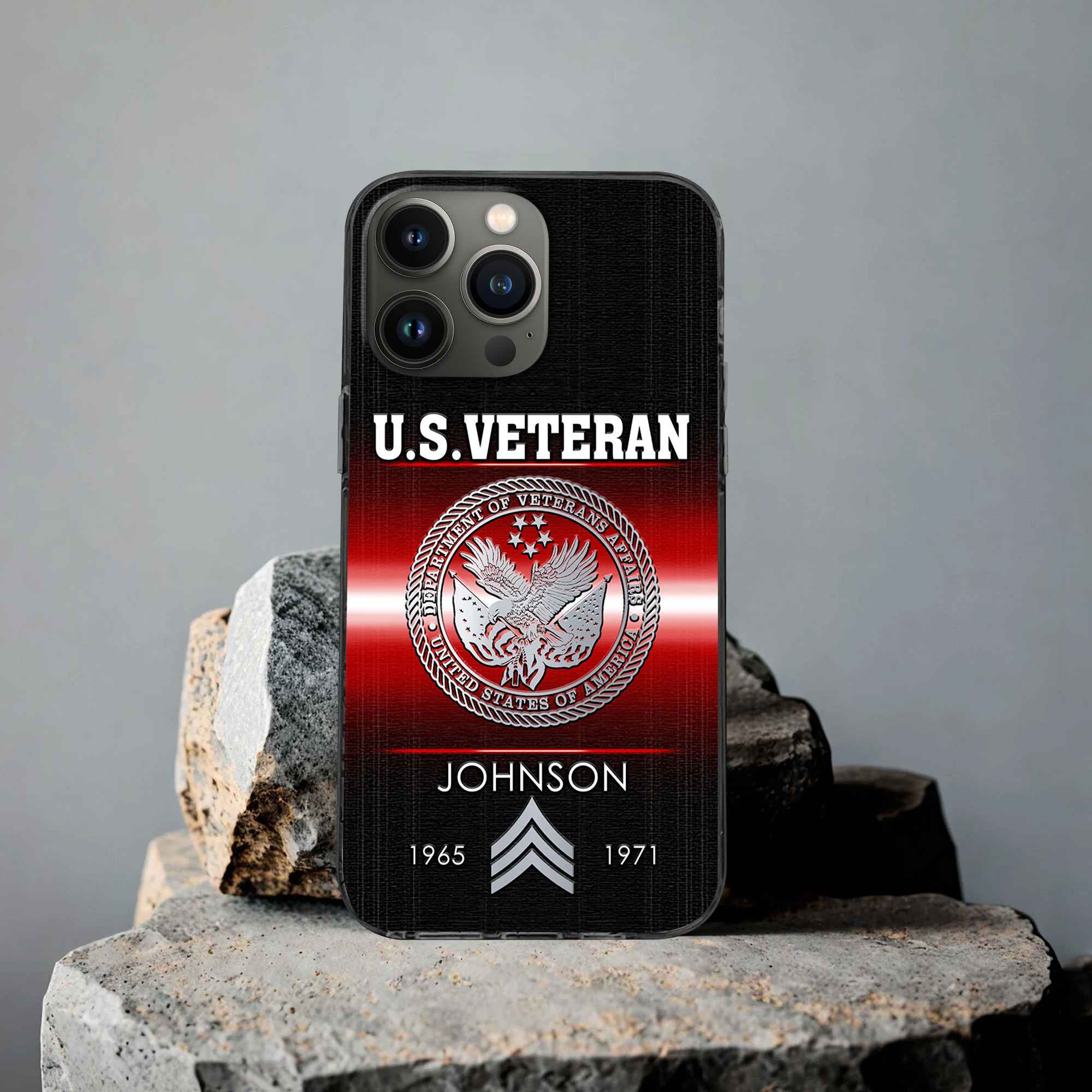 US Veteran Custom Phone Case VPVC504907, Gifts For US Veteran, Best Gifts On Father’s Day, Armed Forces Day, Independence Day, Veterans Day