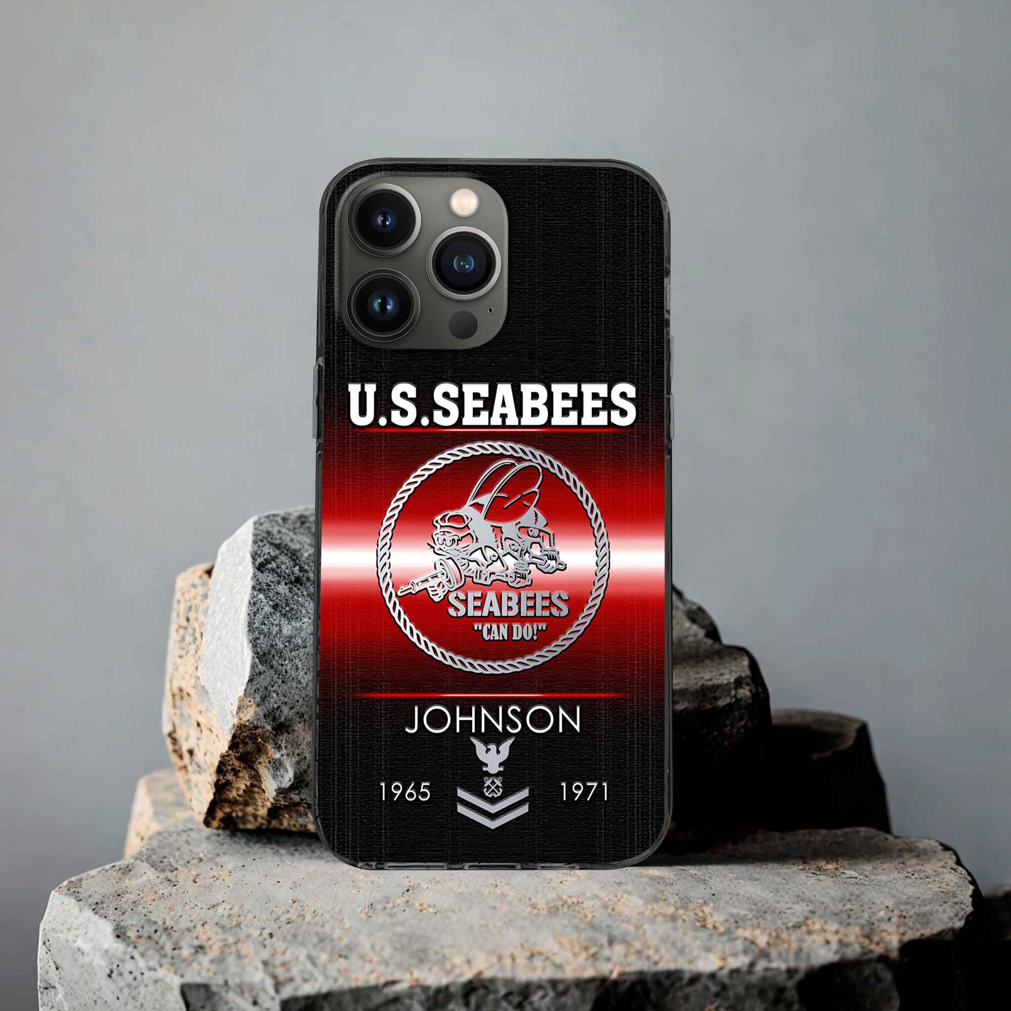 US Seabees Custom Phone Case VPVC504909, Gifts For Seabees Veteran, Best Gifts On Father’s Day, Armed Forces Day, Independence Day, Veterans Day