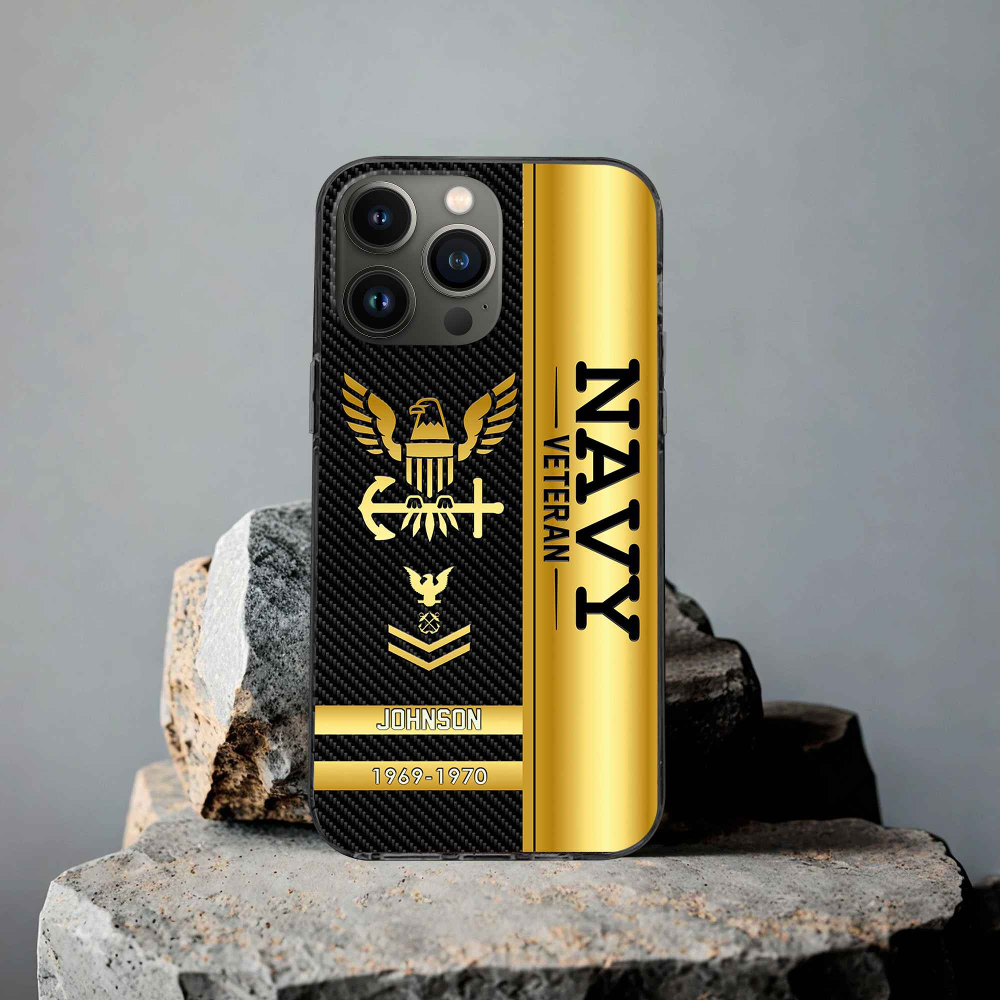 Unique Custom Name, Rank, Year US Navy Phone Case VPVC505202, Gifts For Navy Veteran, Gifts For Dad, For Husband, Best Gifts On Father’s Day, Independence Day, Veterans Day