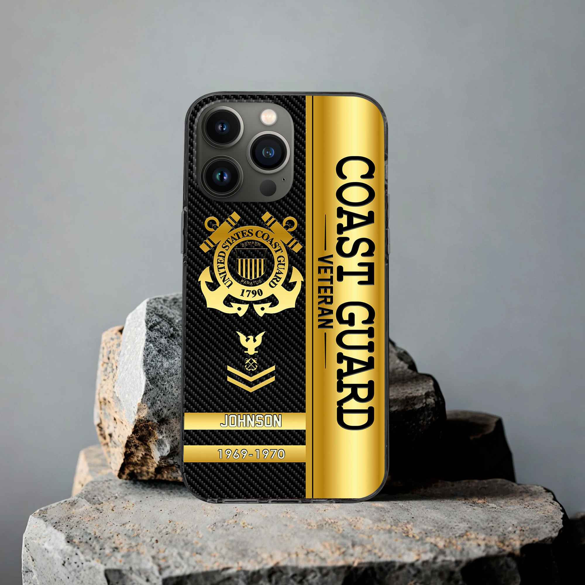 Unique Custom Name, Rank, Year USCG Phone Case VPVC505205, Gifts For Coast Guard Veteran, Gifts For Dad, For Husband, Best Gifts On Father’s Day, Independence Day, Veterans Day