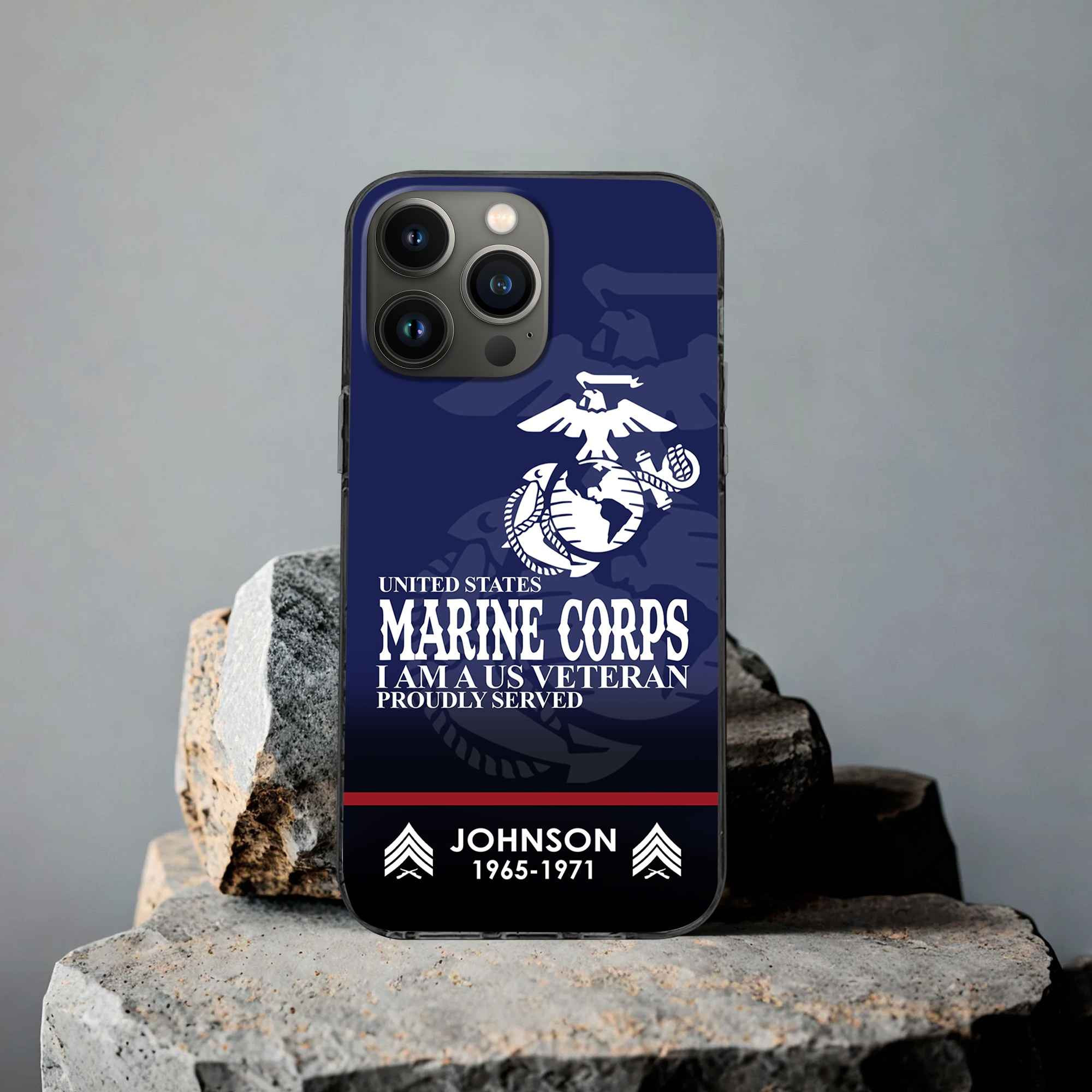 Premium Custom USMC Phone Case VPVC505303, Gifts For Marine Veteran, Best Gifts On Father’s Day, Armed Forces Day, Independence Day, Veterans Day