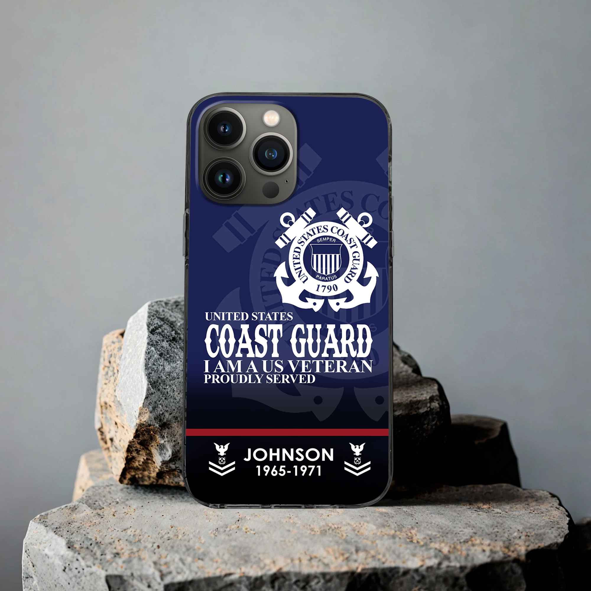 Premium Custom USCG Phone Case VPVC505305, Gifts For Coast Guard Veteran, Best Gifts On Father’s Day, Armed Forces Day, Independence Day, Veterans Day