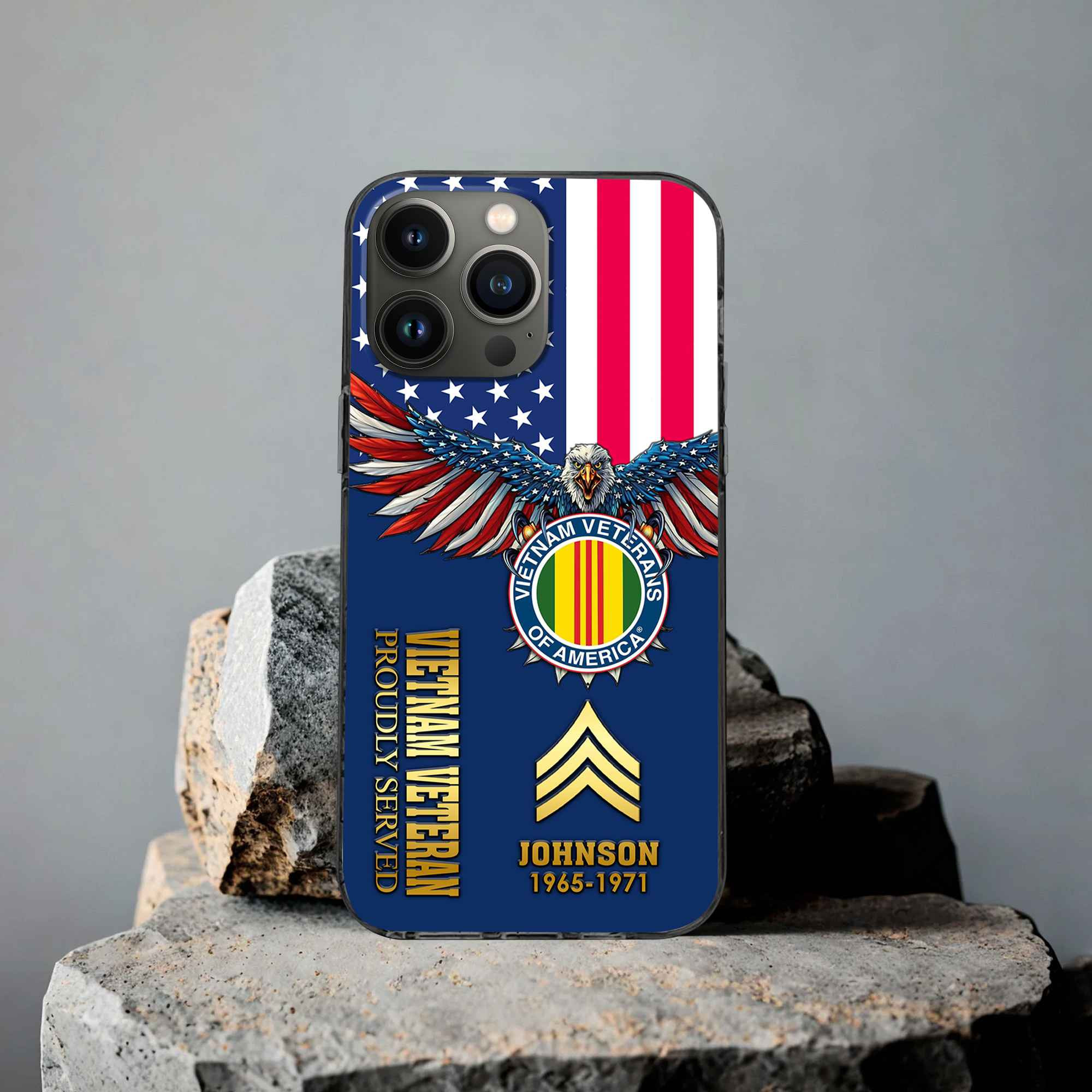 Vietnam Veteran Custom Phone Case VPVC505406, Gifts For Vietnam Veteran, Best Gifts On Father’s Day, Armed Forces Day, Independence Day, Veterans Day