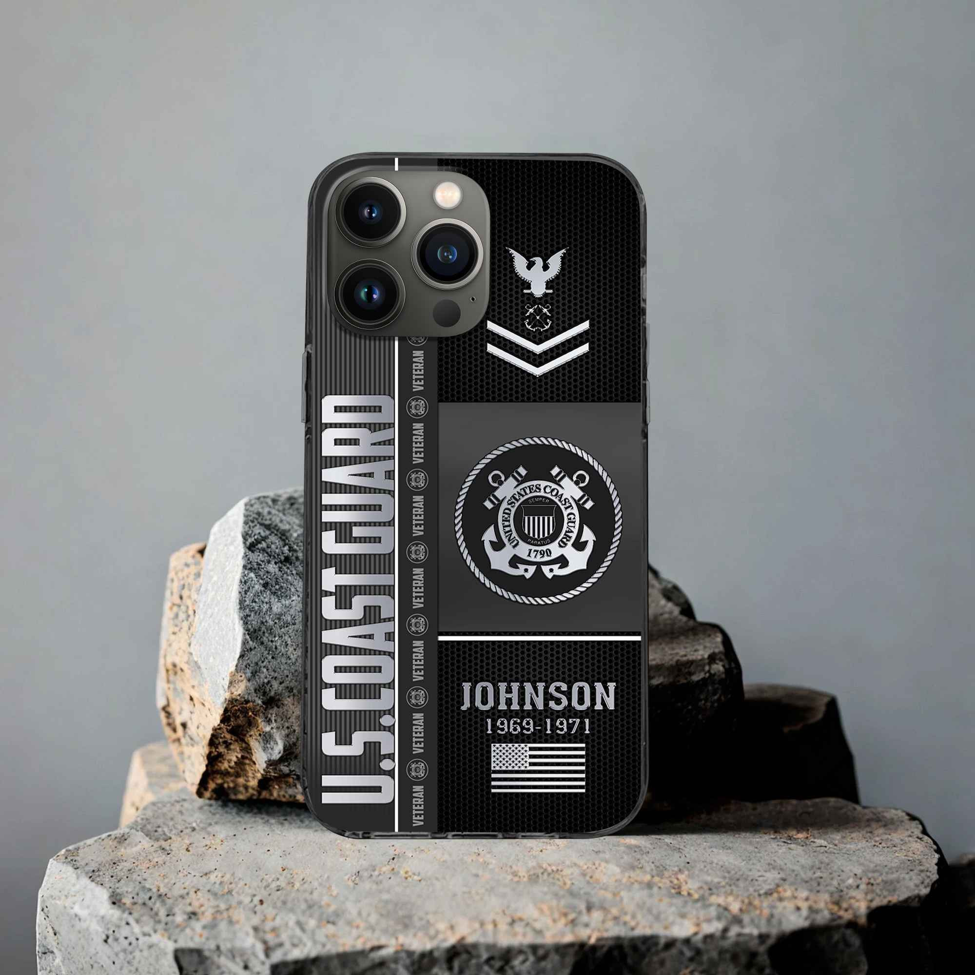 Unique Custom Name, Rank, Year USCG Phone Case VPVC505705, Gifts For Coast Guard Veteran, Gifts For Dad, For Husband, Best Gifts On Father’s Day, Independence Day, Veterans Day
