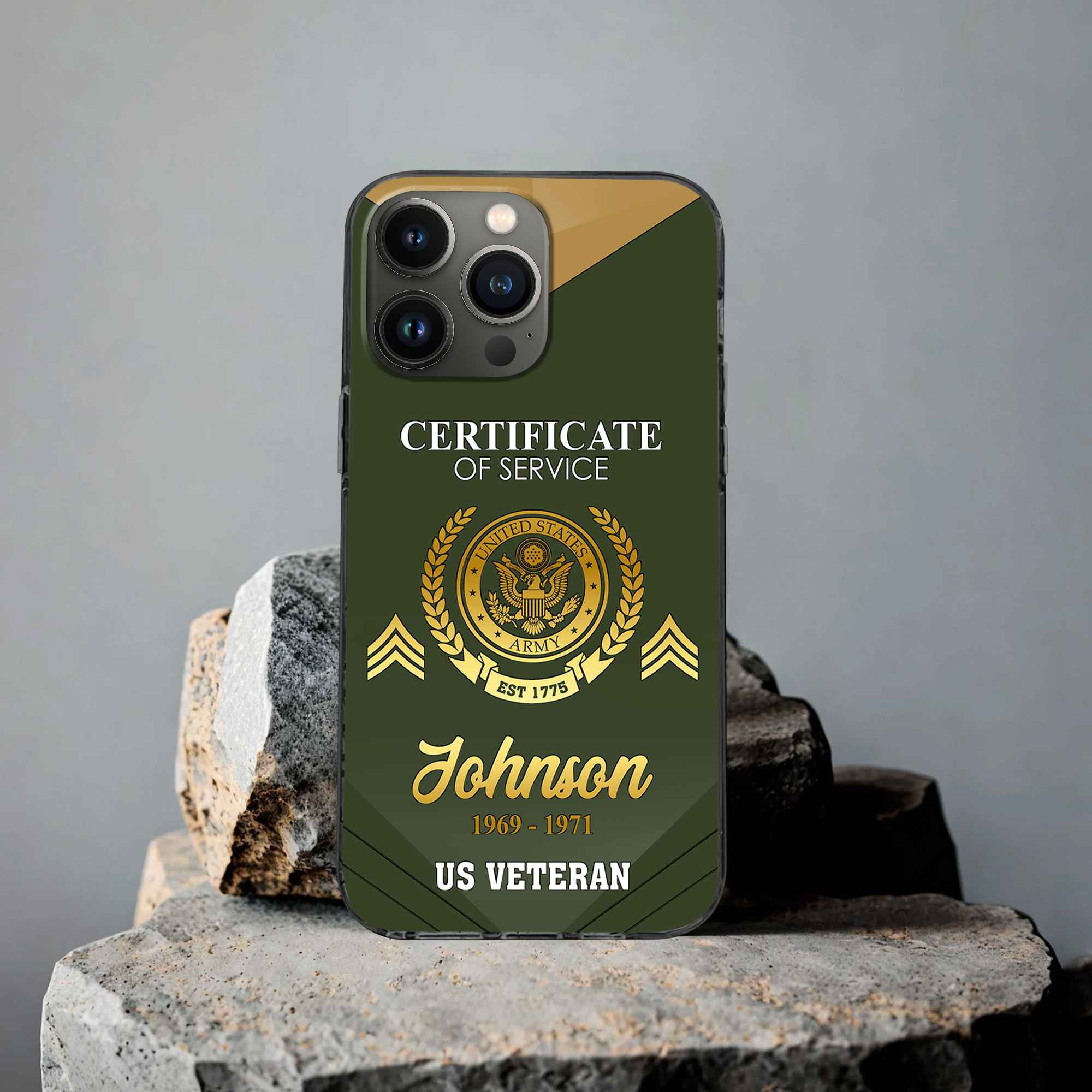 Premium Custom US Army Phone Case VPVC505801, Gifts For Army Veteran, Best Gifts On Father’s Day, Armed Forces Day, Independence Day, Veterans Day
