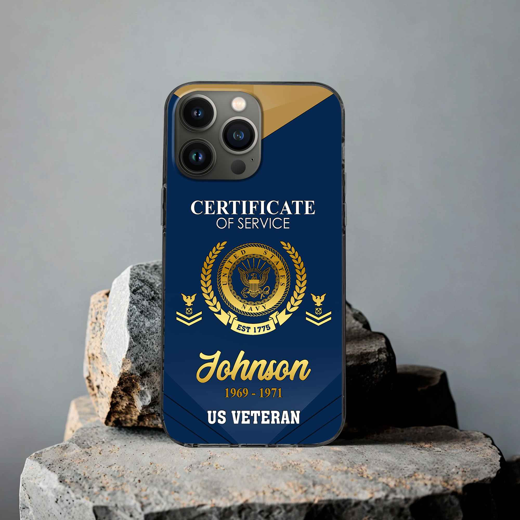 Premium Custom US Navy Phone Case VPVC505802, Gifts For Navy Veteran, Best Gifts On Father’s Day, Armed Forces Day, Independence Day, Veterans Day