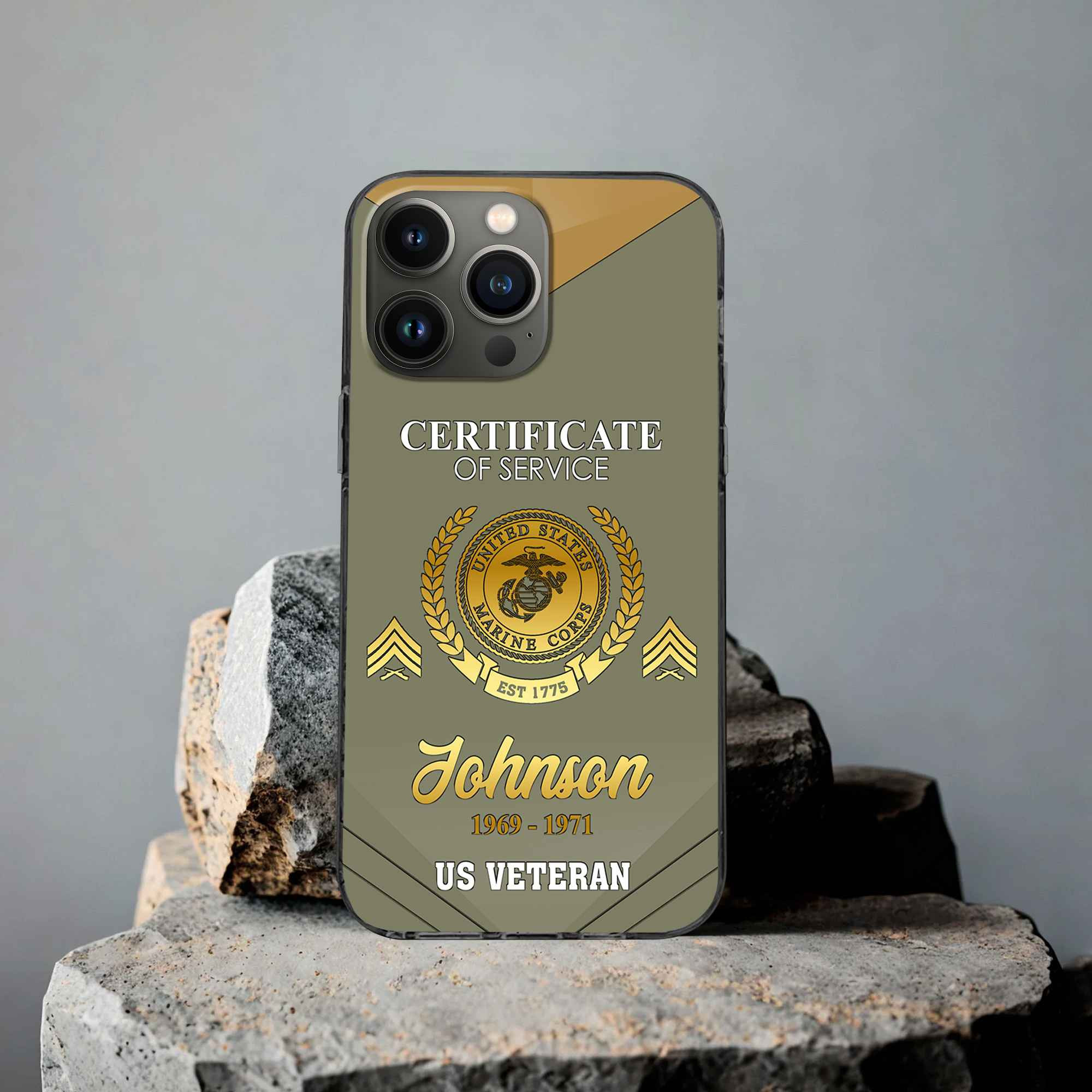 Premium Custom USMC Phone Case VPVC505811, Gifts For Marine Veteran, Best Gifts On Father’s Day, Armed Forces Day, Independence Day, Veterans Day