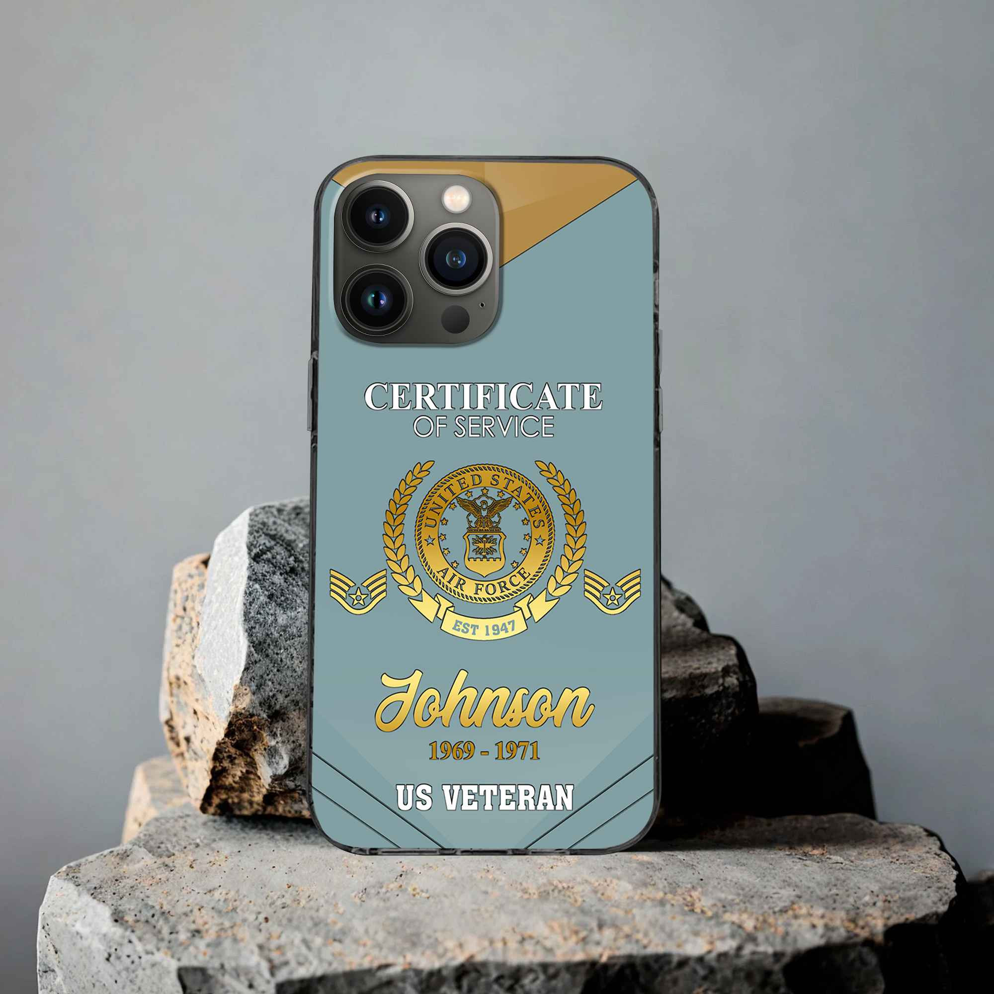 Premium Custom USAF Phone Case VPVC505804, Gifts For Air Force Veteran, Best Gifts On Father’s Day, Armed Forces Day, Independence Day, Veterans Day