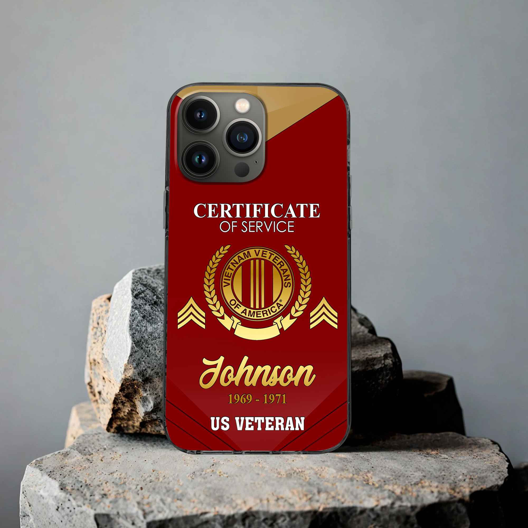 Premium Custom Vietnam Veteran Phone Case VPVC505806, Gifts For Vietnam Veteran, Best Gifts On Father’s Day, Armed Forces Day, Independence Day, Veterans Day
