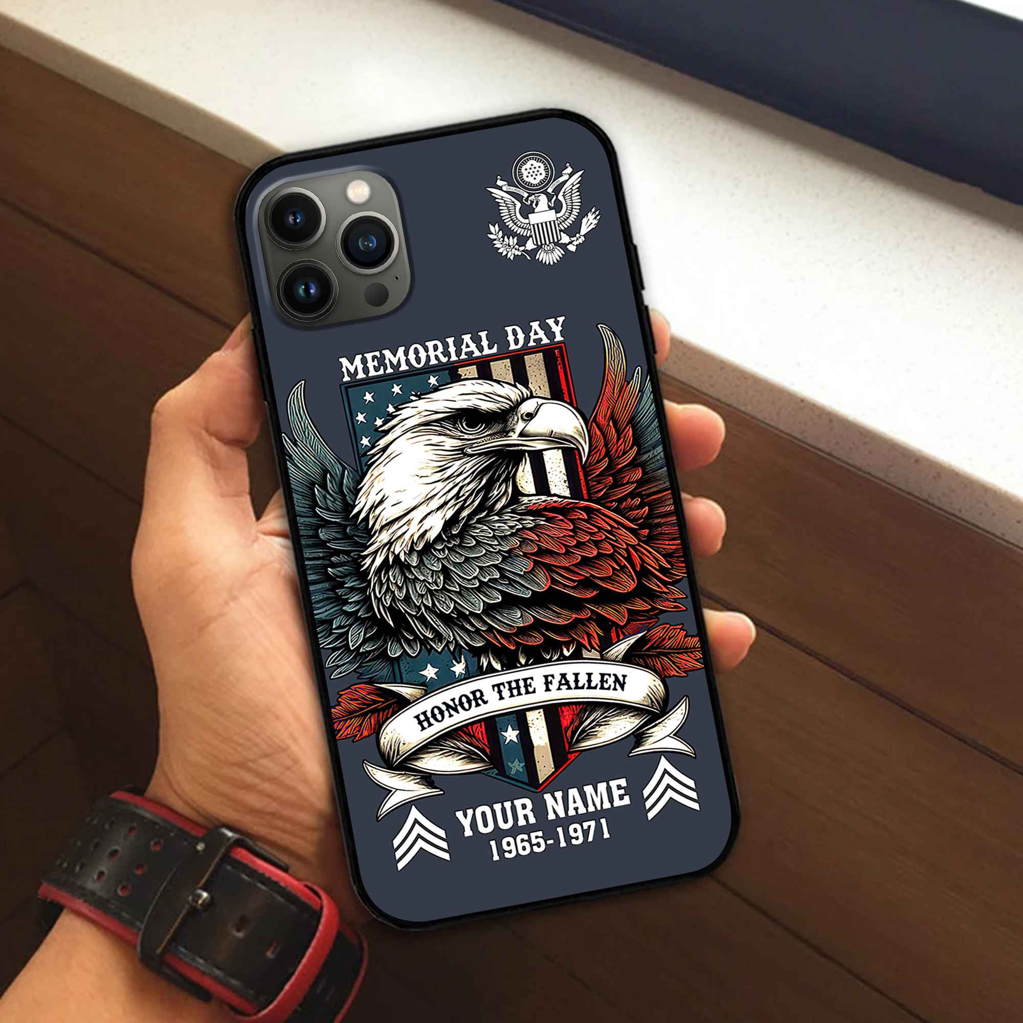 US Army Custom Phone Case VPVC505901, Gifts For Army Veteran, Best Gifts On Father’s Day, Armed Forces Day, Independence Day, Veterans Day