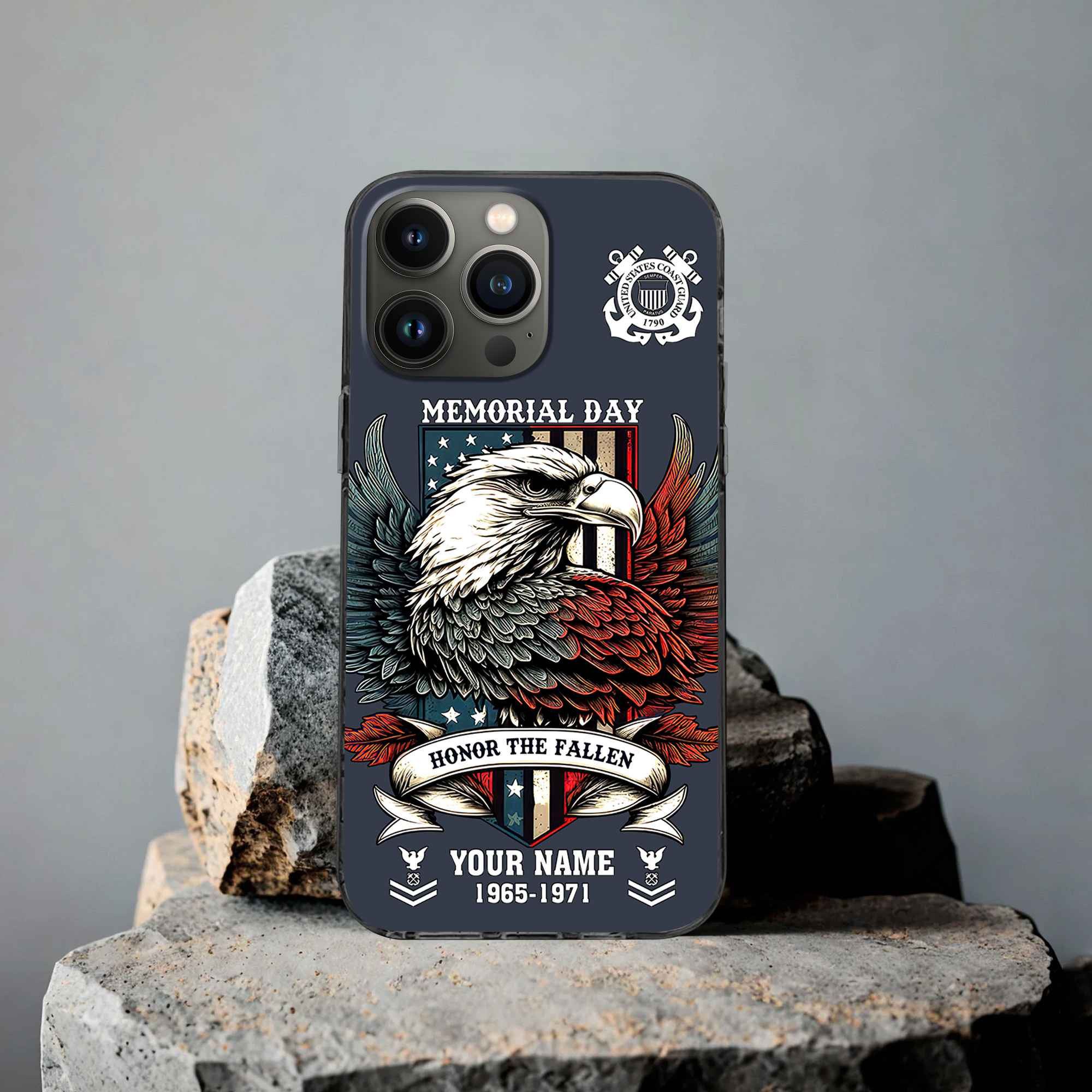 USCG Custom Phone Case VPVC505905, Gifts For Coast Guard Veteran, Best Gifts On Father’s Day, Armed Forces Day, Independence Day, Veterans Day