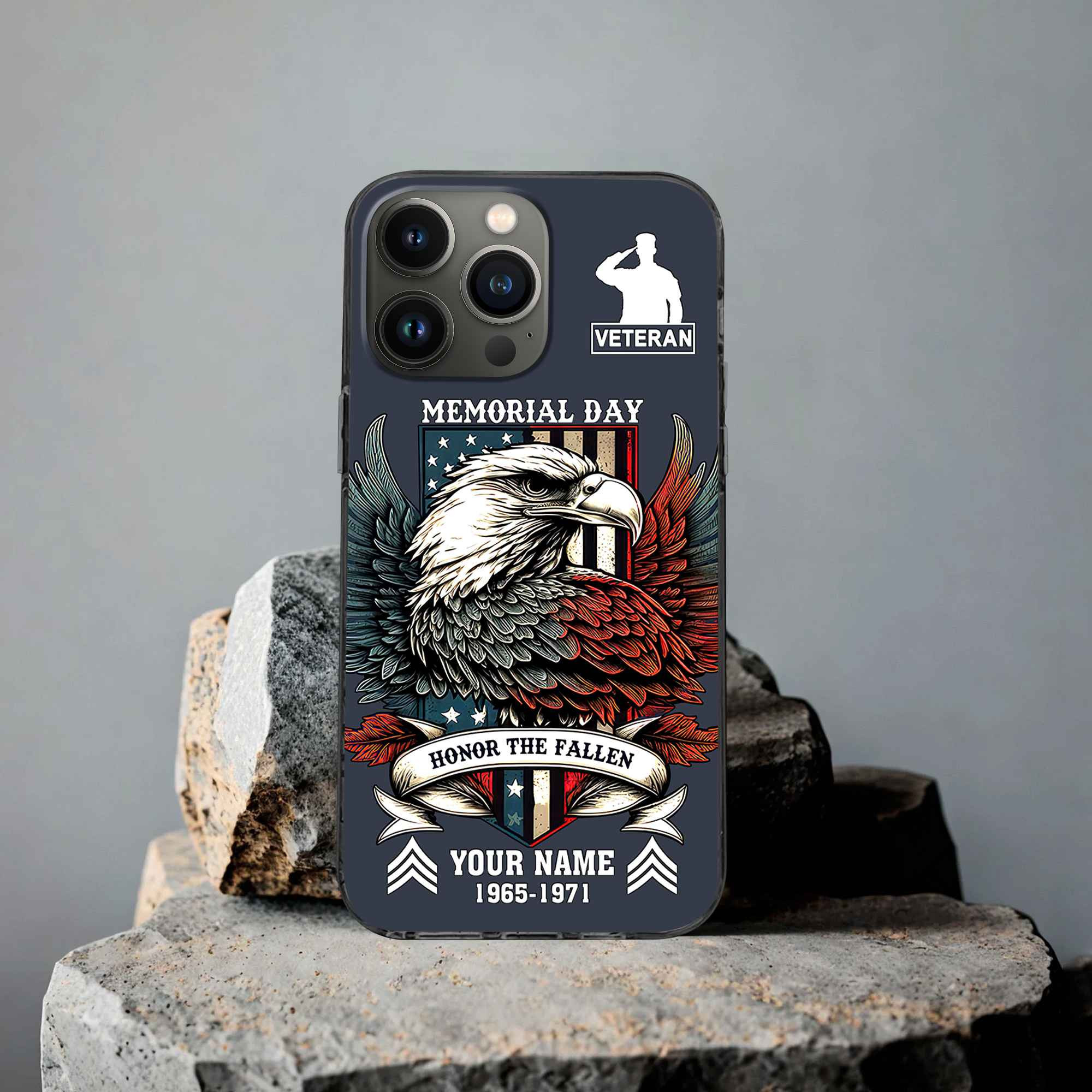 US Veteran Custom Phone Case VPVC505907, Gifts For US Veteran, Best Gifts On Father’s Day, Armed Forces Day, Independence Day, Veterans Day