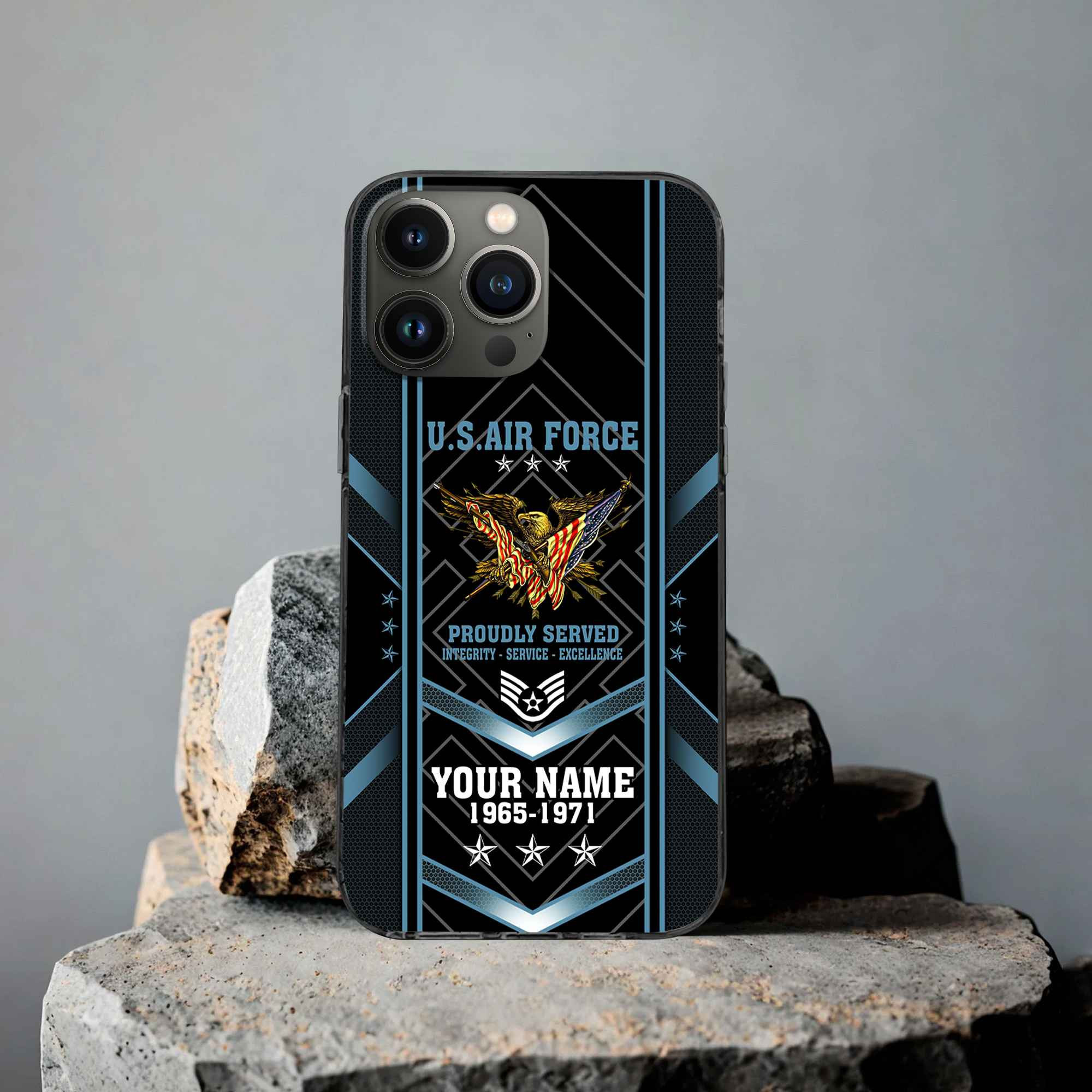 Premium Custom USAF Phone Case VPVC506104, Gifts For Air Force Veteran, Best Gifts On Father’s Day, Armed Forces Day, Independence Day, Veterans Day