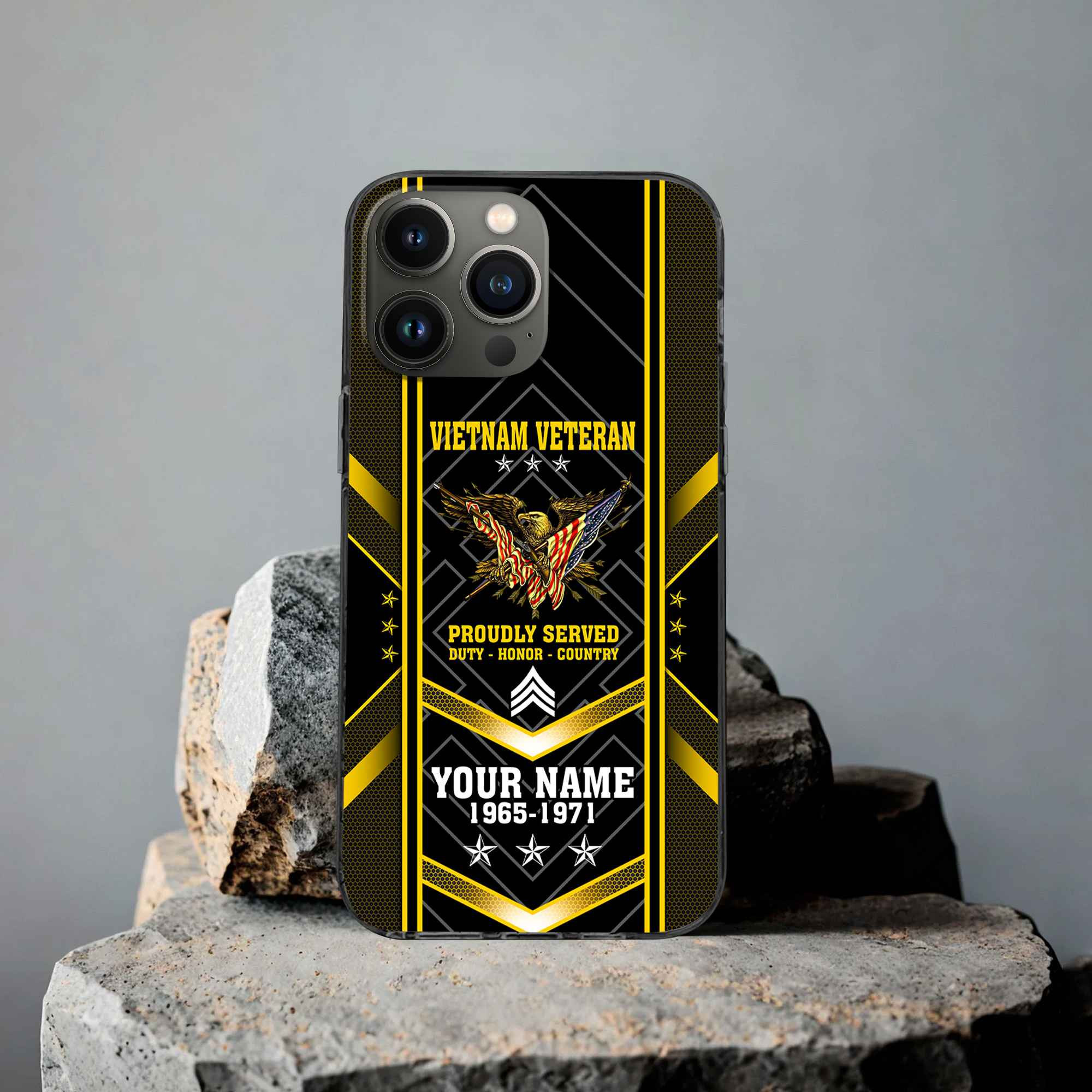 Premium Custom Vietnam Veteran Phone Case VPVC506106, Gifts For Vietnam Veteran, Best Gifts On Father’s Day, Armed Forces Day, Independence Day, Veterans Day