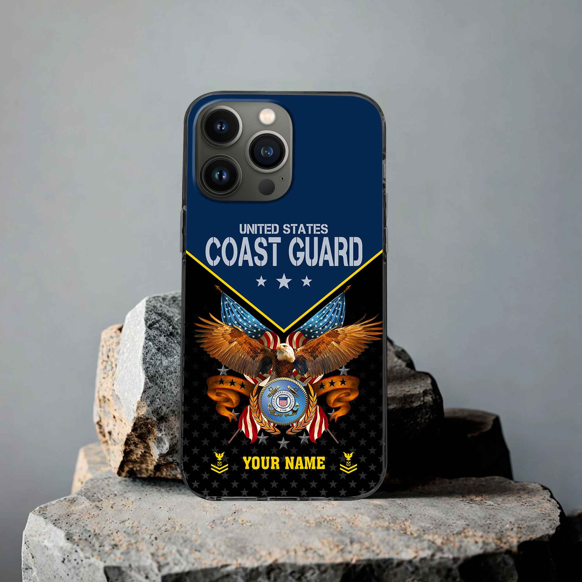 Unique Custom Name, Rank, USCG Phone Case VPVC506205, Gifts For Coast Guard Veteran, Best Gifts On Father’s Day, Independence Day, Veterans Day