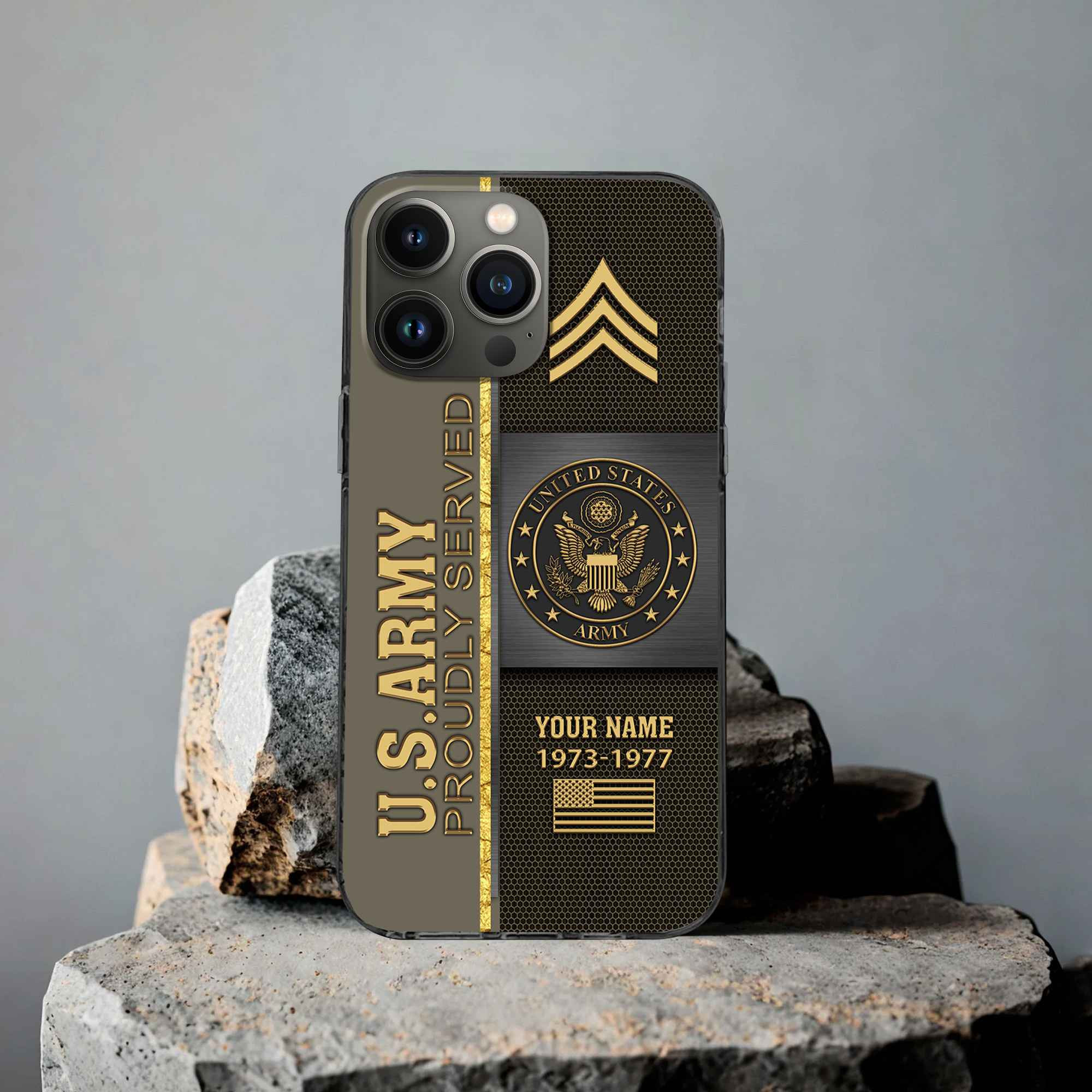Premium Custom US Army Phone Case VPVC506310, Gifts For Army Veteran, Best Gifts On Father’s Day, Armed Forces Day, Independence Day, Veterans Day