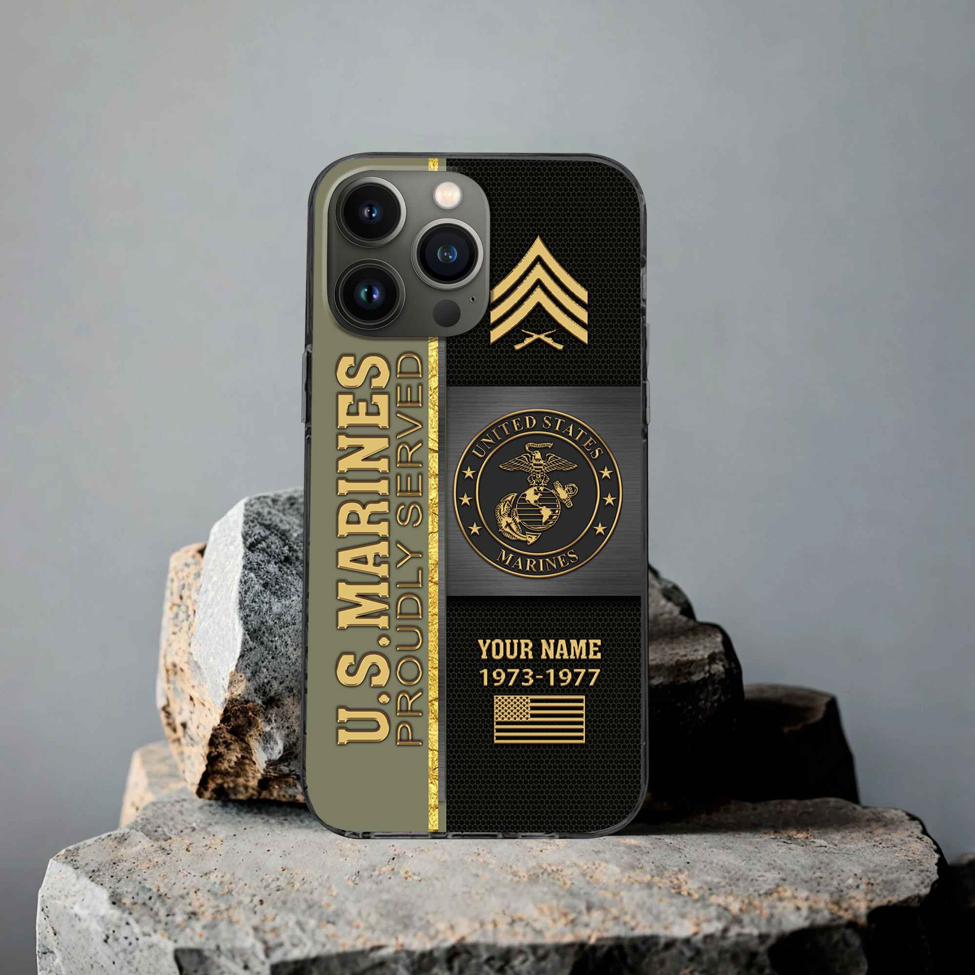 Premium Custom USMC Phone Case VPVC506311, Gifts For Marine Veteran, Best Gifts On Father’s Day, Armed Forces Day, Independence Day, Veterans Day