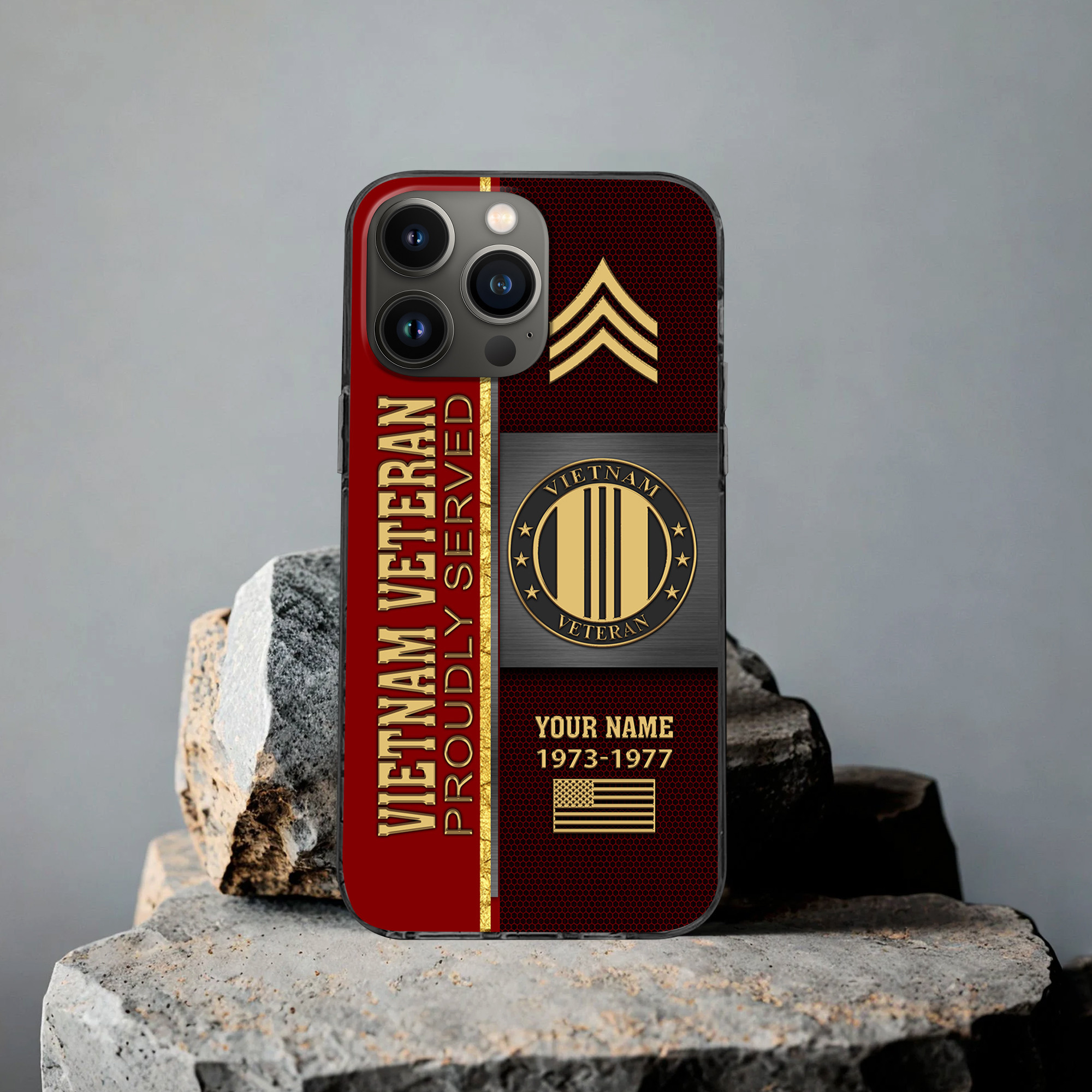 Premium Custom Vietnam Veteran Phone Case VPVC506306, Gifts For Vietnam Veteran, Best Gifts On Father’s Day, Armed Forces Day, Independence Day, Veterans Day