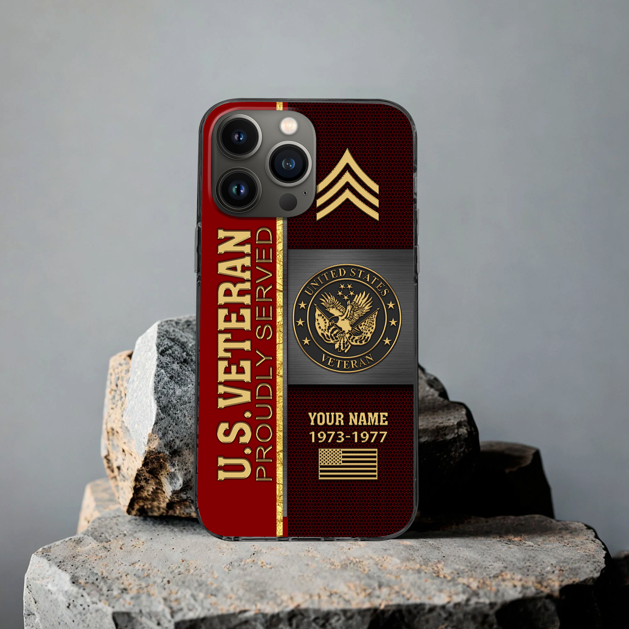 Premium Custom US Veteran Phone Case VPVC506307, Gifts For US Veteran, Best Gifts On Father’s Day, Armed Forces Day, Independence Day, Veterans Day