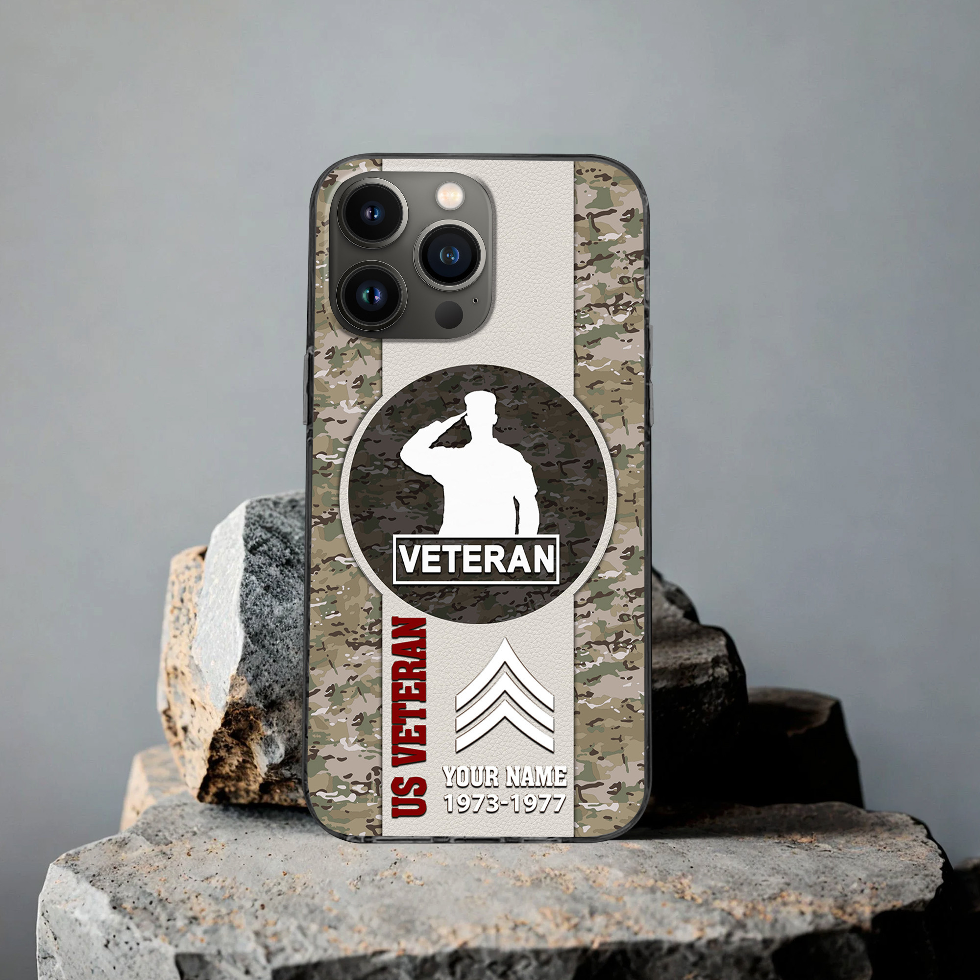 US Veteran Custom Phone Case VPVC506407, Gifts For US Veteran, Best Gifts On Father’s Day, Armed Forces Day, Independence Day, Veterans Day
