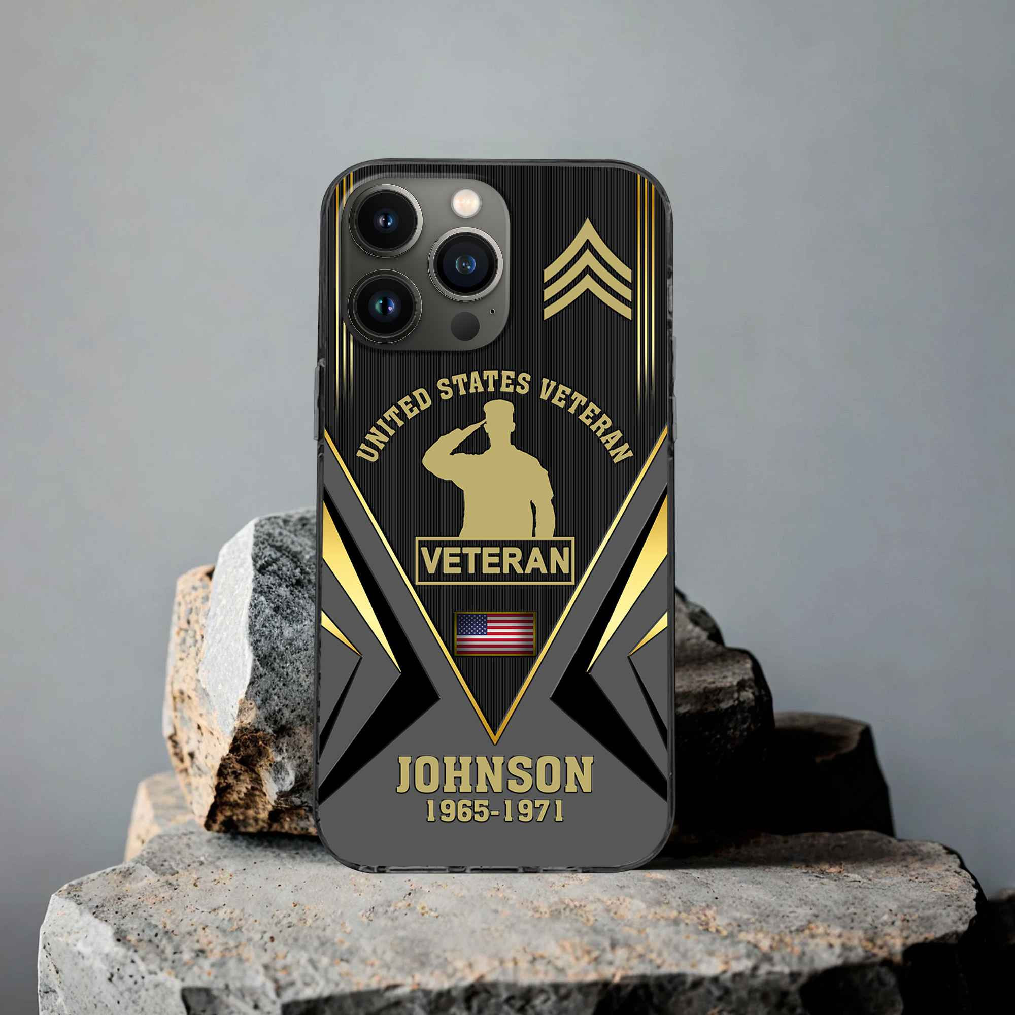 Unique Custom Name, Rank, Year, US Veteran Phone Case VPVC506807, Gifts For US Veteran, Best Gifts On Father’s Day, Independence Day, Veterans Day