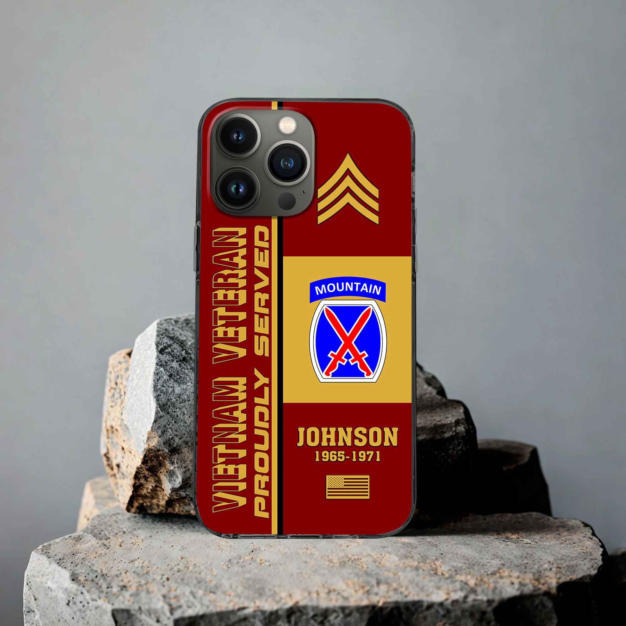 Premium Custom Vietnam Veteran Phone Case VPVC506906, Gifts For Vietnam Veteran, Best Gifts On Father’s Day, Armed Forces Day, Independence Day, Veterans Day