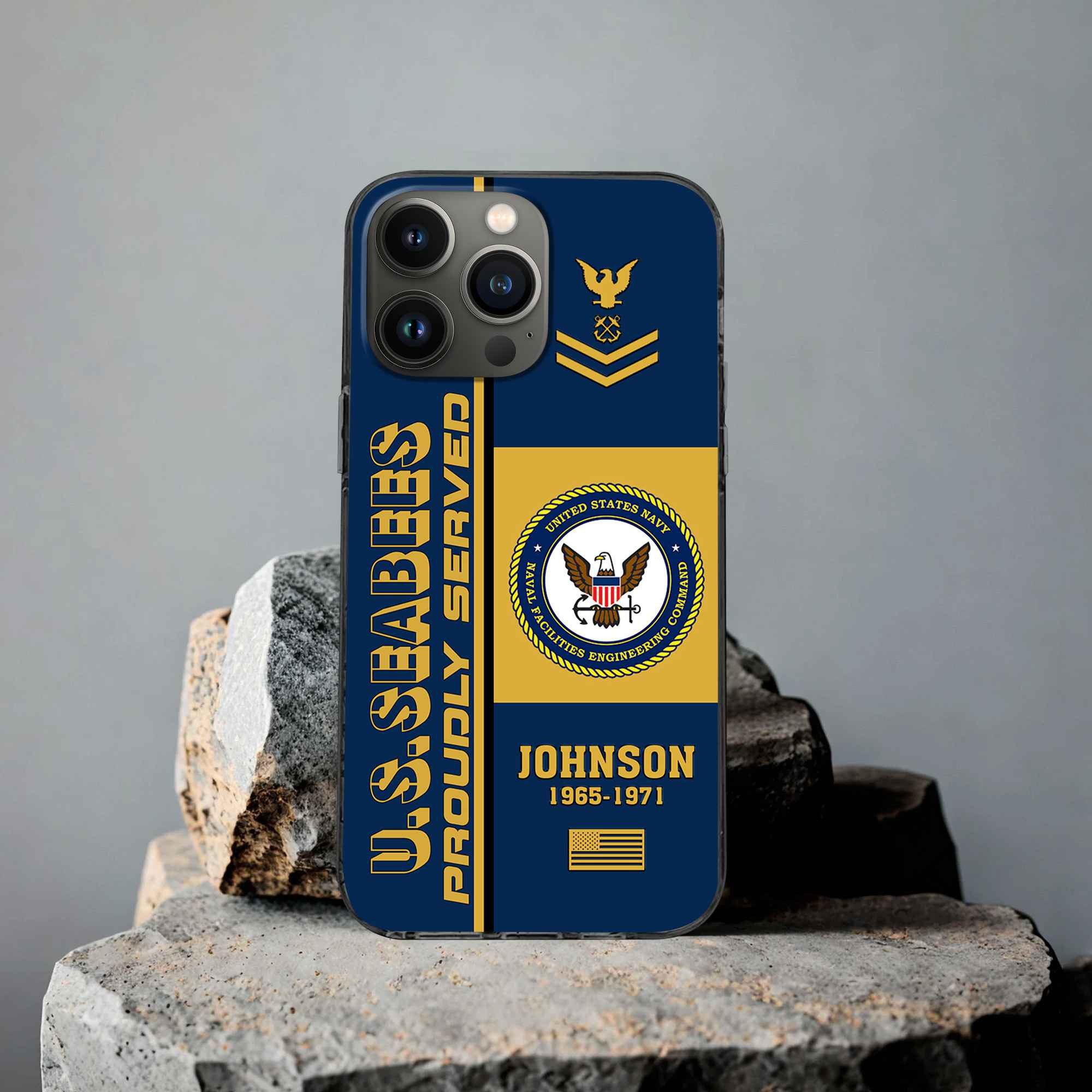 Premium Custom US Seabees Phone Case VPVC506909, Gifts For Seabees Veteran, Best Gifts On Father’s Day, Armed Forces Day, Independence Day, Veterans Day