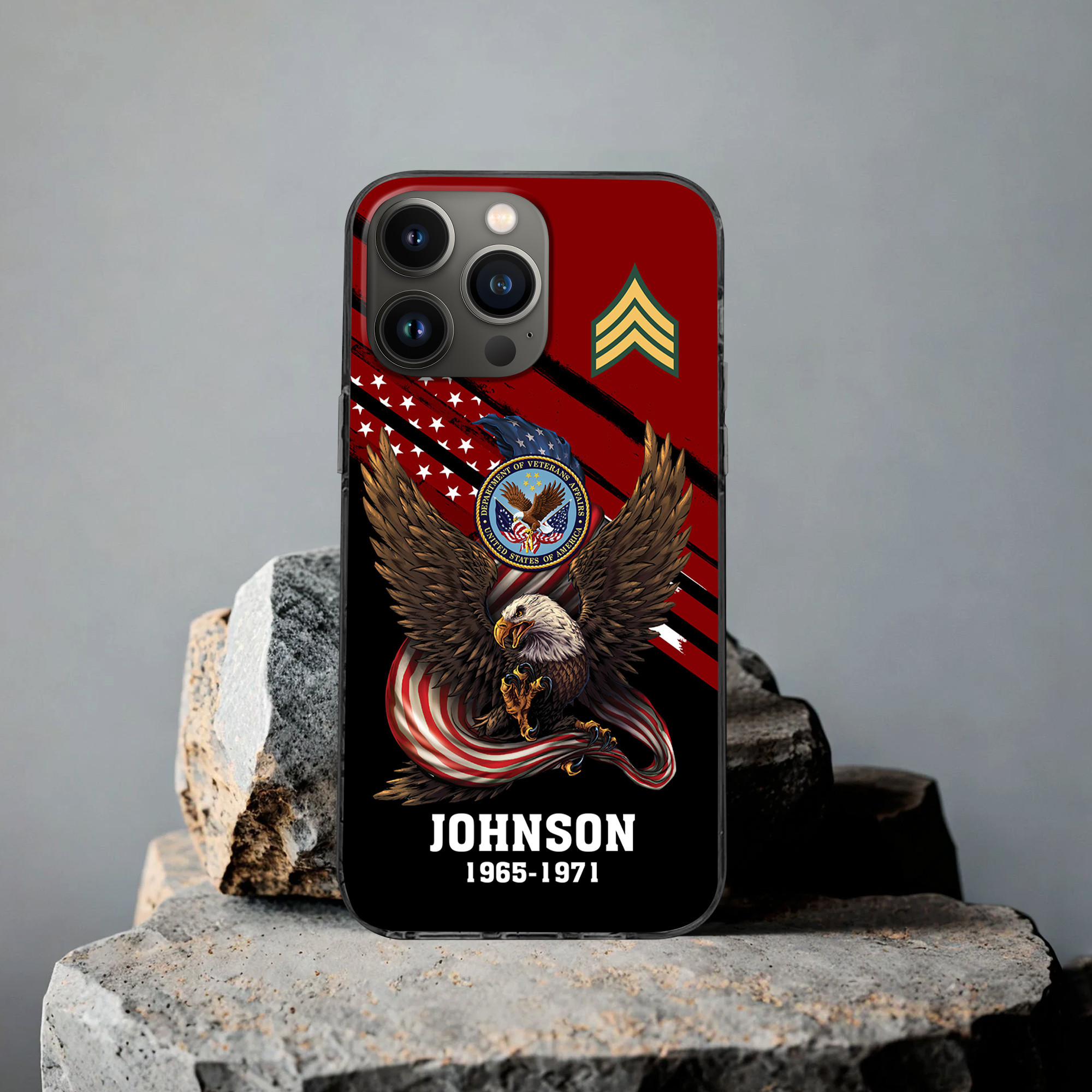 US Veteran Custom Phone Case VPVC507007, Gifts For US Veteran, Best Gifts On Father’s Day, Armed Forces Day, Independence Day, Veterans Day
