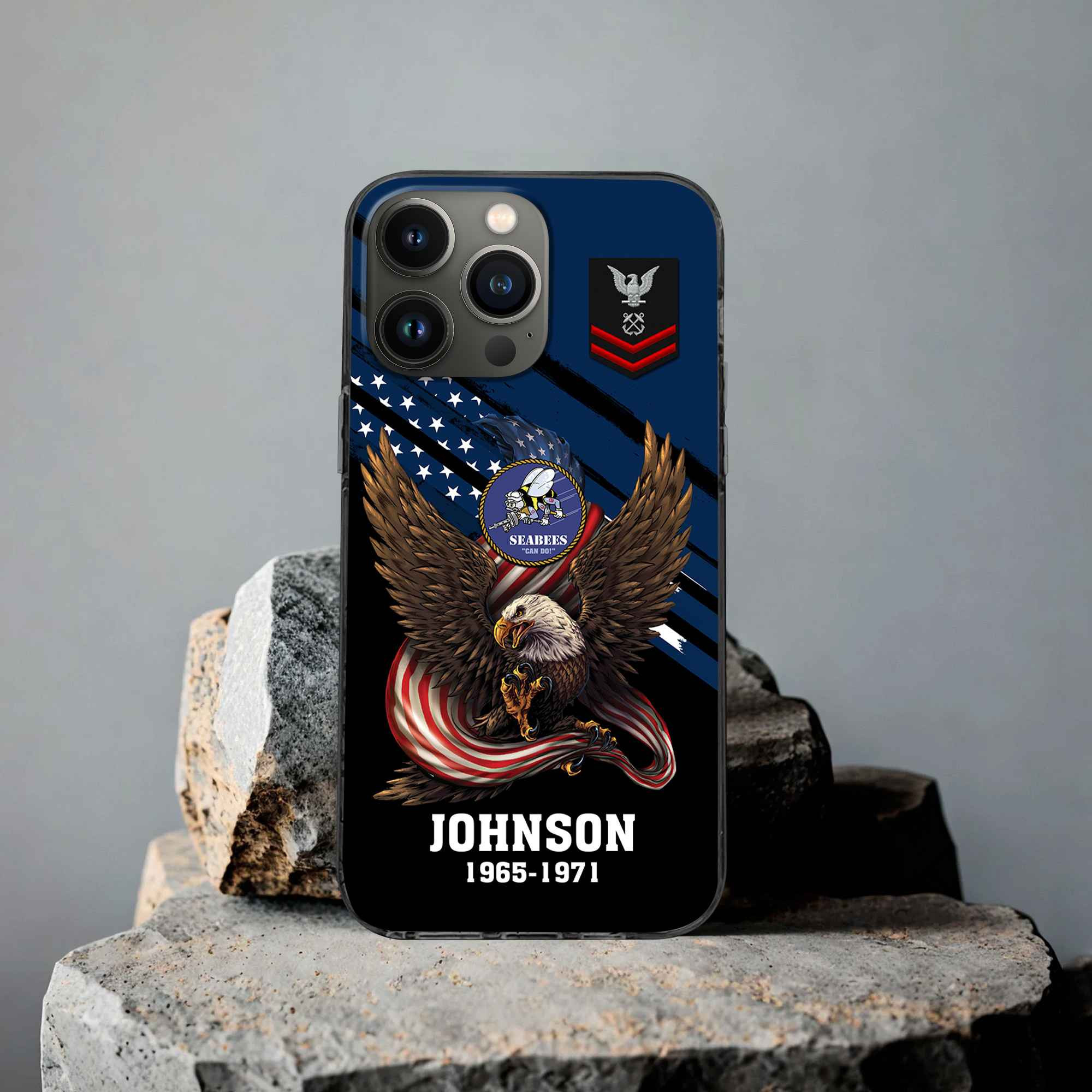 US Seabees Custom Phone Case VPVC507009, Gifts For Seabees Veteran, Best Gifts On Father’s Day, Armed Forces Day, Independence Day, Veterans Day