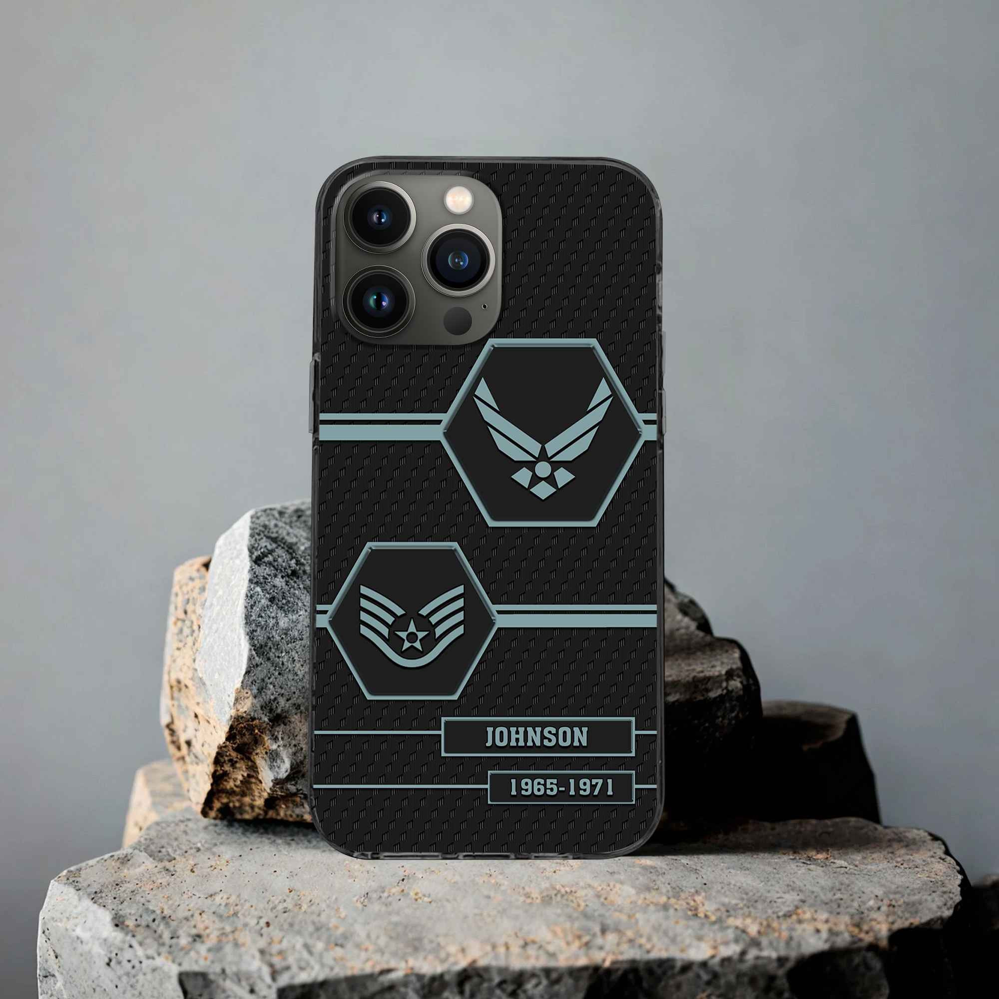 Premium USAF Phone Case VPVC507104, Custom Name, Rank, Year, Gifts For Air Force Veteran, Best Gifts On Father’s Day, Armed Forces Day, Independence Day, Veterans Day
