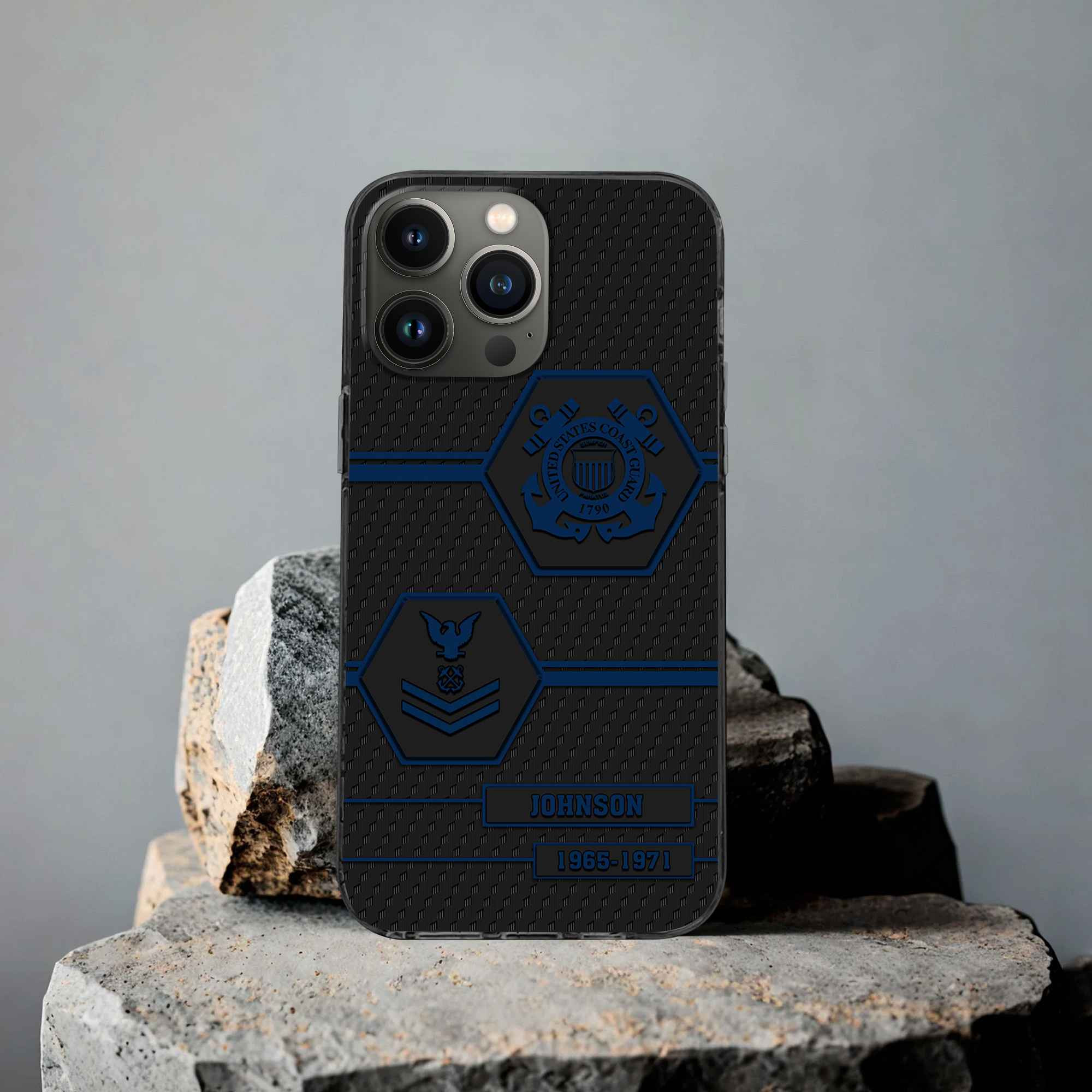 Premium USCG Phone Case VPVC507105, Custom Name, Rank, Year, Gifts For Coast Guard Veteran, Best Gifts On Father’s Day, Armed Forces Day, Independence Day, Veterans Day