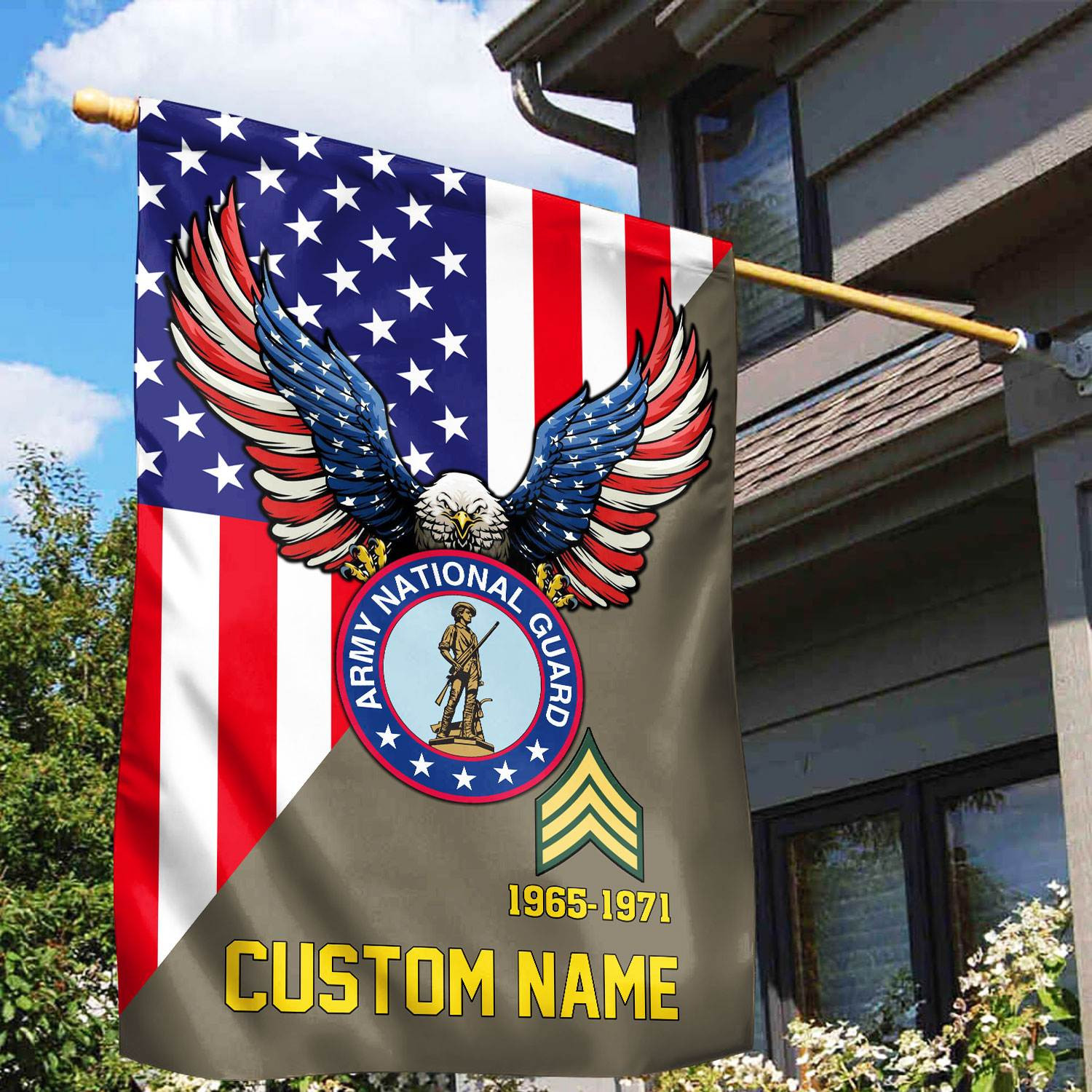 Premium Custom Army National Guard Veteran Flag VPVC110808, Gift For Army National Guard Veteran, American Flag, Patriotic Flag, Garden Flag, House Flag, Gifts On Father’s Day, Independence Day, Veterans Day