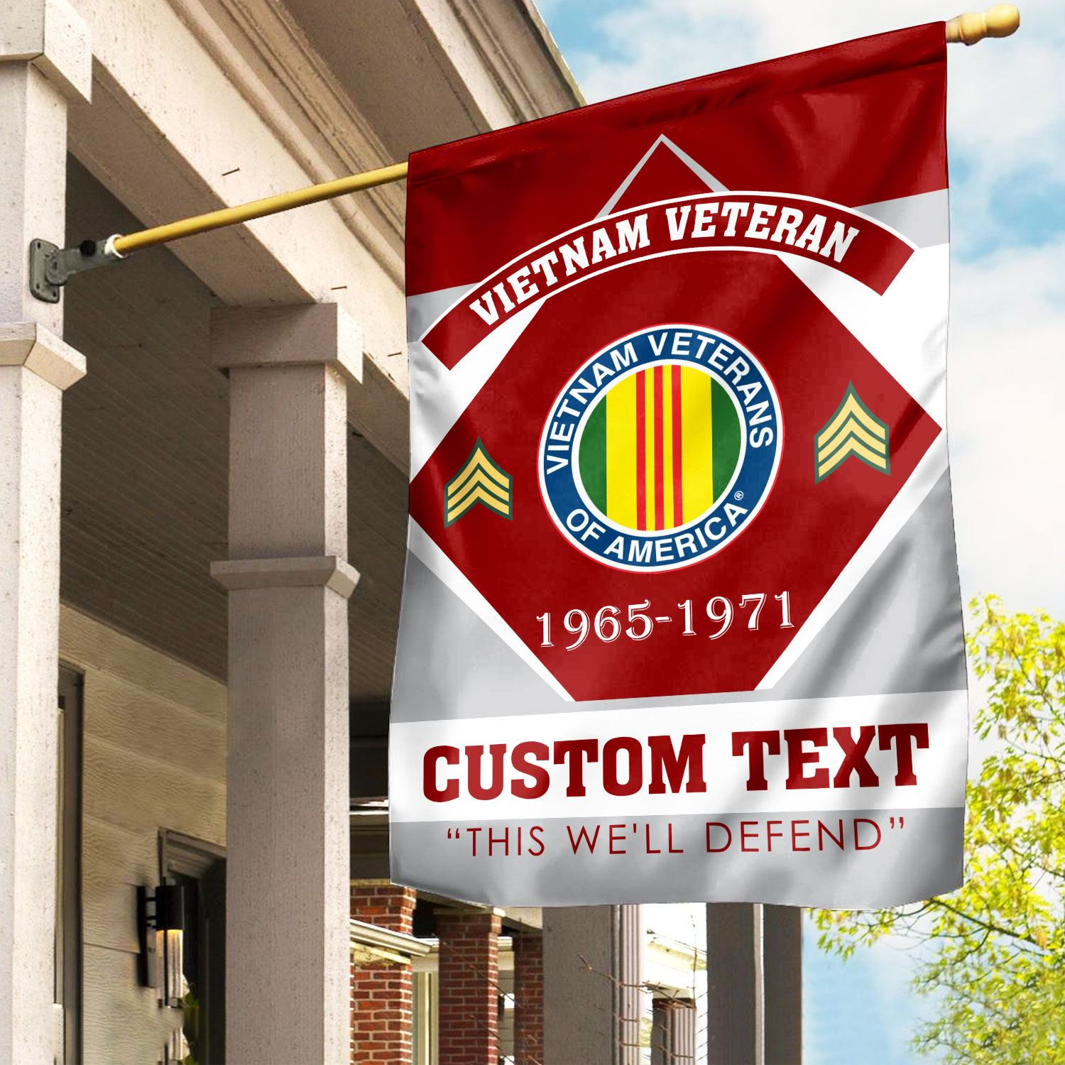 Premium Custom Vietnam Veteran Flag VPVC110906, Gift For Vietnam Veteran, American Flag, Patriotic Flag, Garden Flag, House Flag, Gifts On Father’s Day, Independence Day, Veterans Day