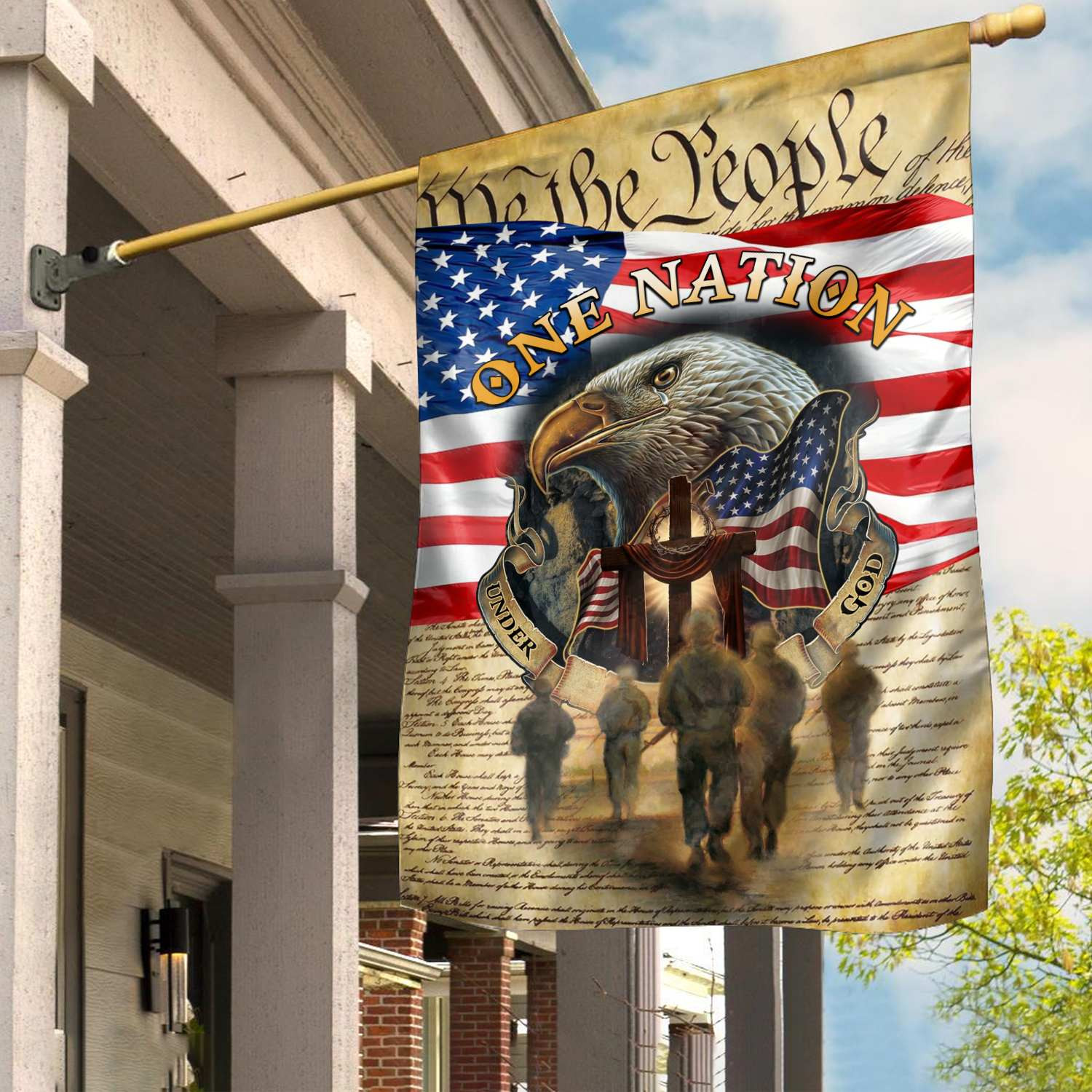 US Veteran Flag VPVC112101, Gift For US Veteran, American Flag, Patriotic Flag, Garden Flag, House Flag