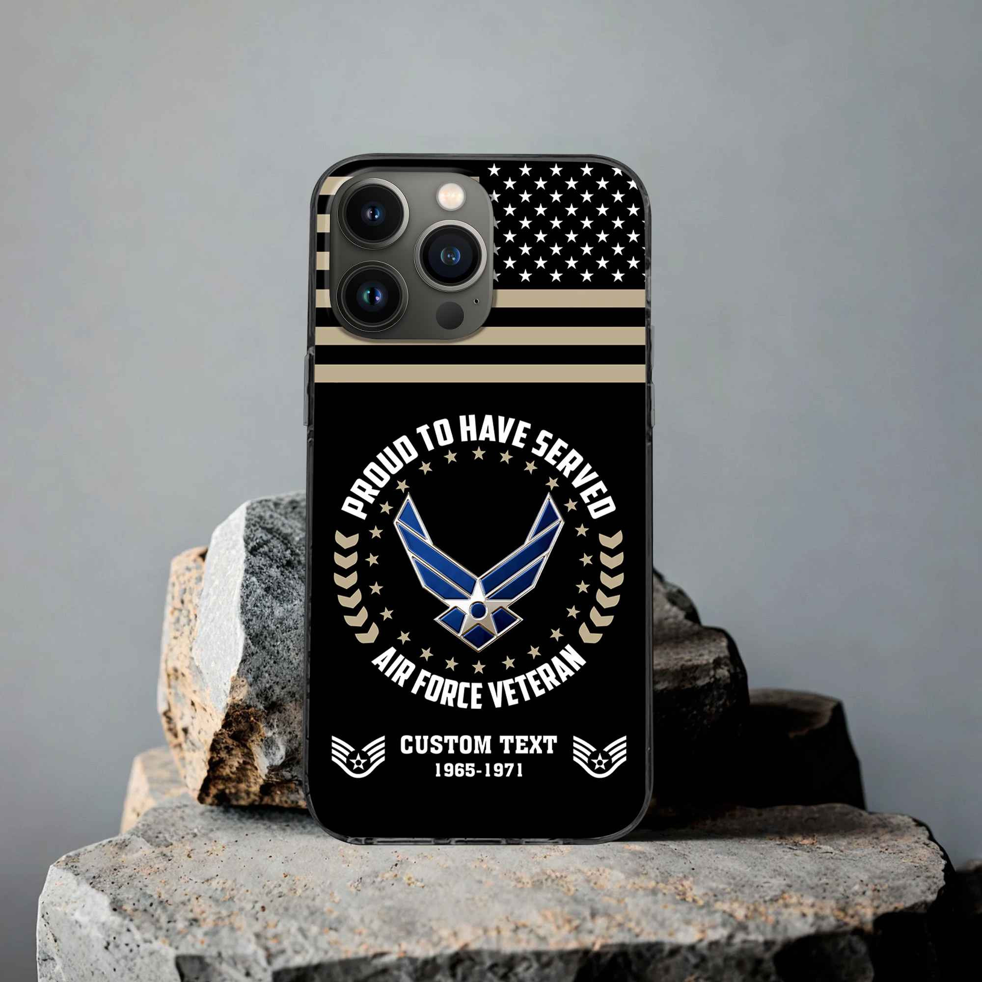 Premium Custom USAF Phone Case VPVC507404, Gifts For Air Force Veteran, Best Gifts On Father’s Day, Armed Forces Day, Independence Day, Veterans Day